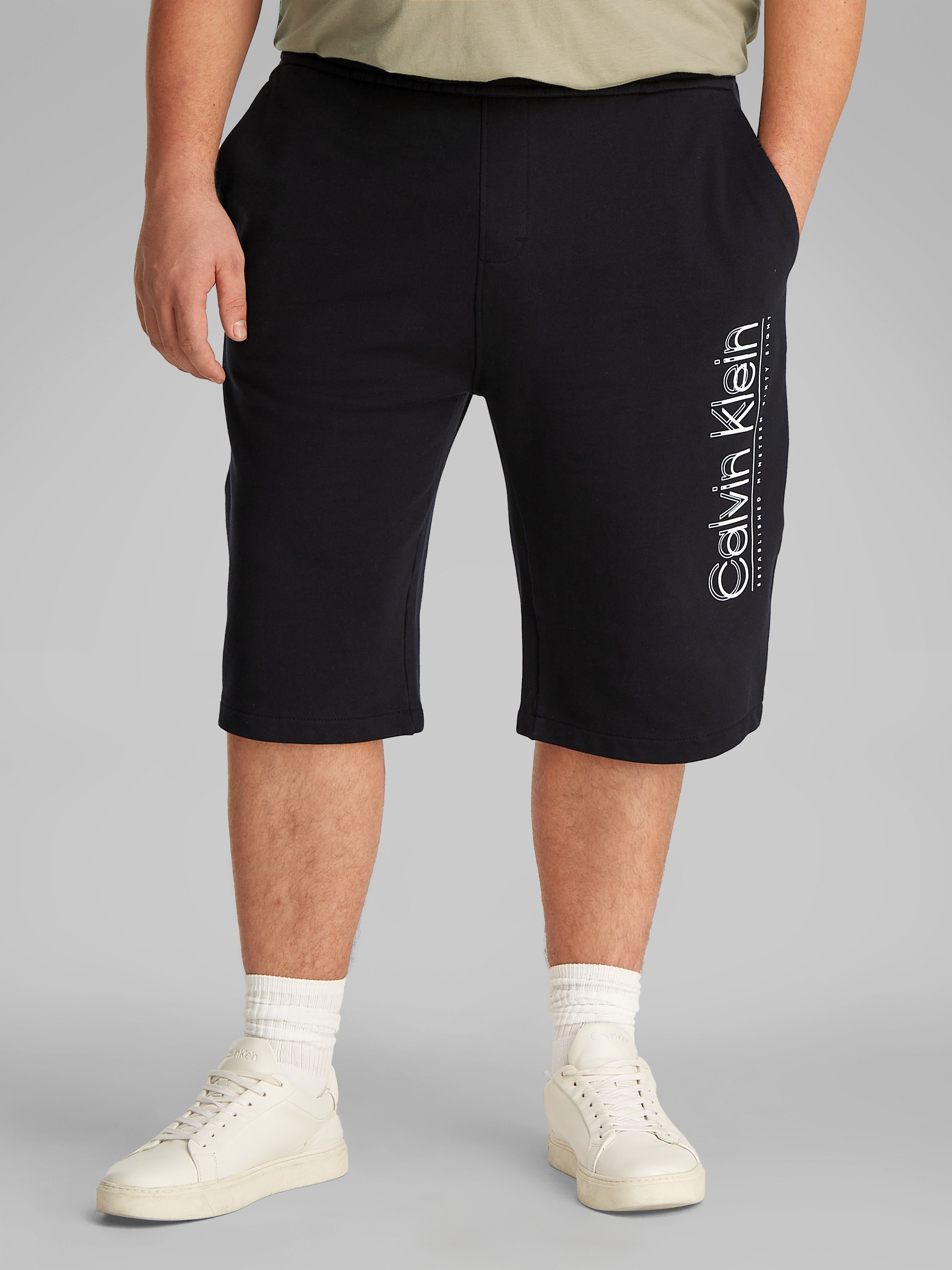 Calvin Klein Big&Tall Shorts "BT CP-DOUBLE LOGO SWEATSHORTS", in großen Grö günstig online kaufen