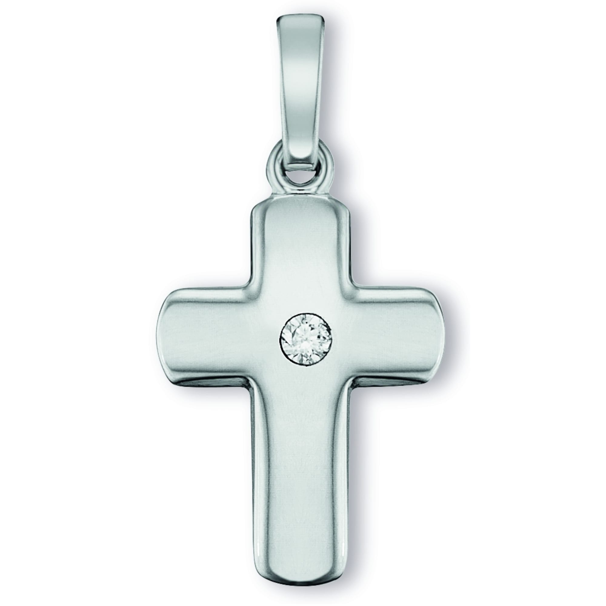 | »Zirkonia Silber«, Anhänger Kreuz aus 925 Silber Kettenanhänger ONE Schmuck Damen kaufen BAUR ELEMENT online