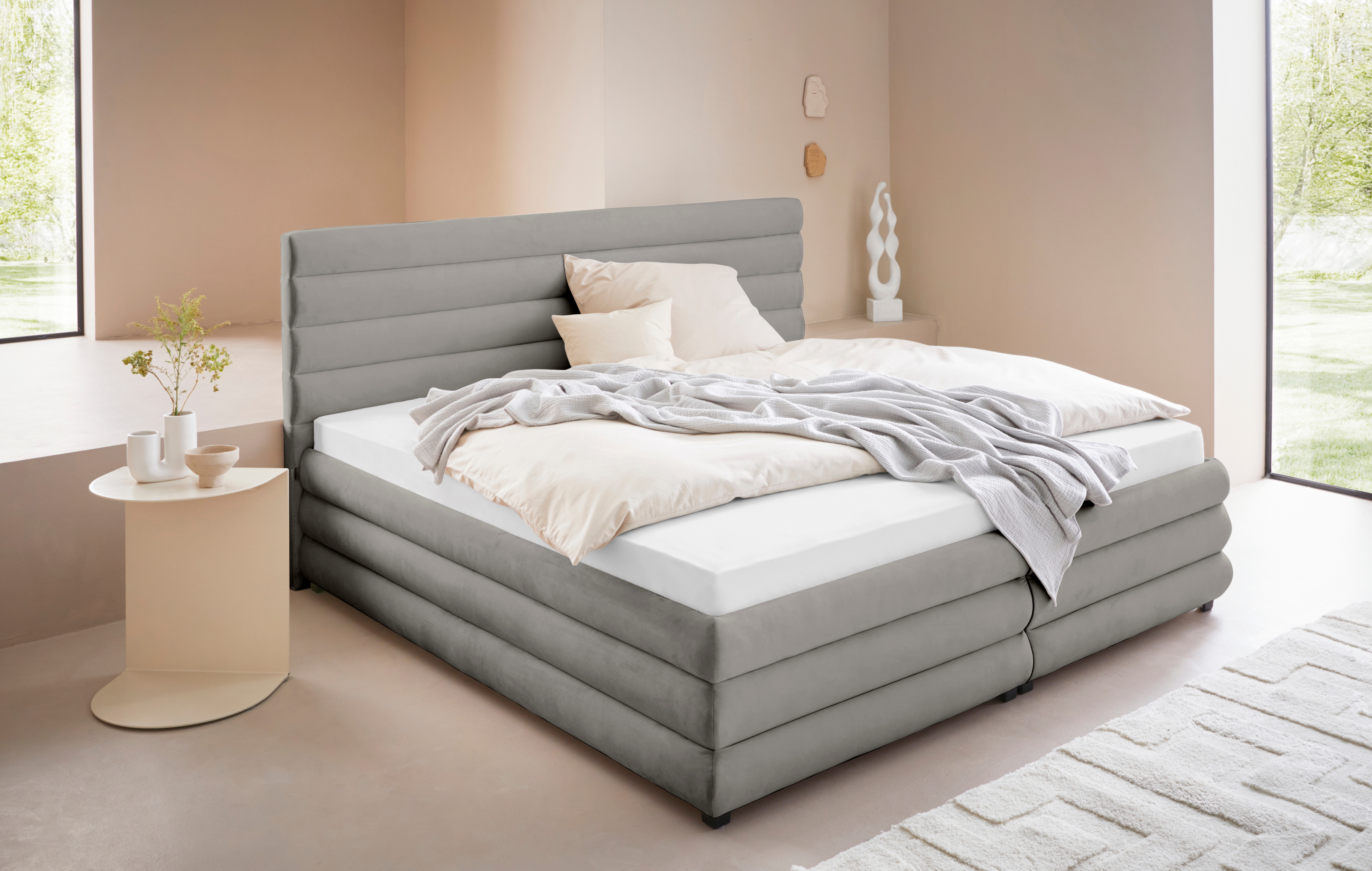 LeGer Home by Lena Gercke Polsterbett "Maylis" wahlweise mit und ohne Matratze und Lattenrost, auch in 200cm Breite