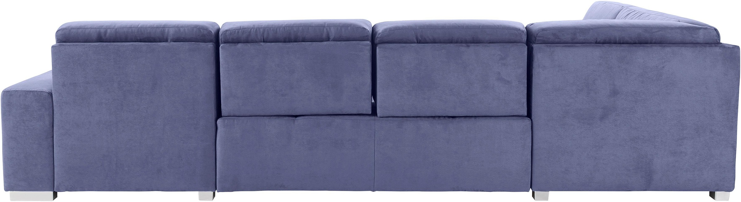 sit&more Wohnlandschaft »Santorini U-Form«, mit Federkern und Sitztiefenverstellung, wahlweise mit Bettfunktion