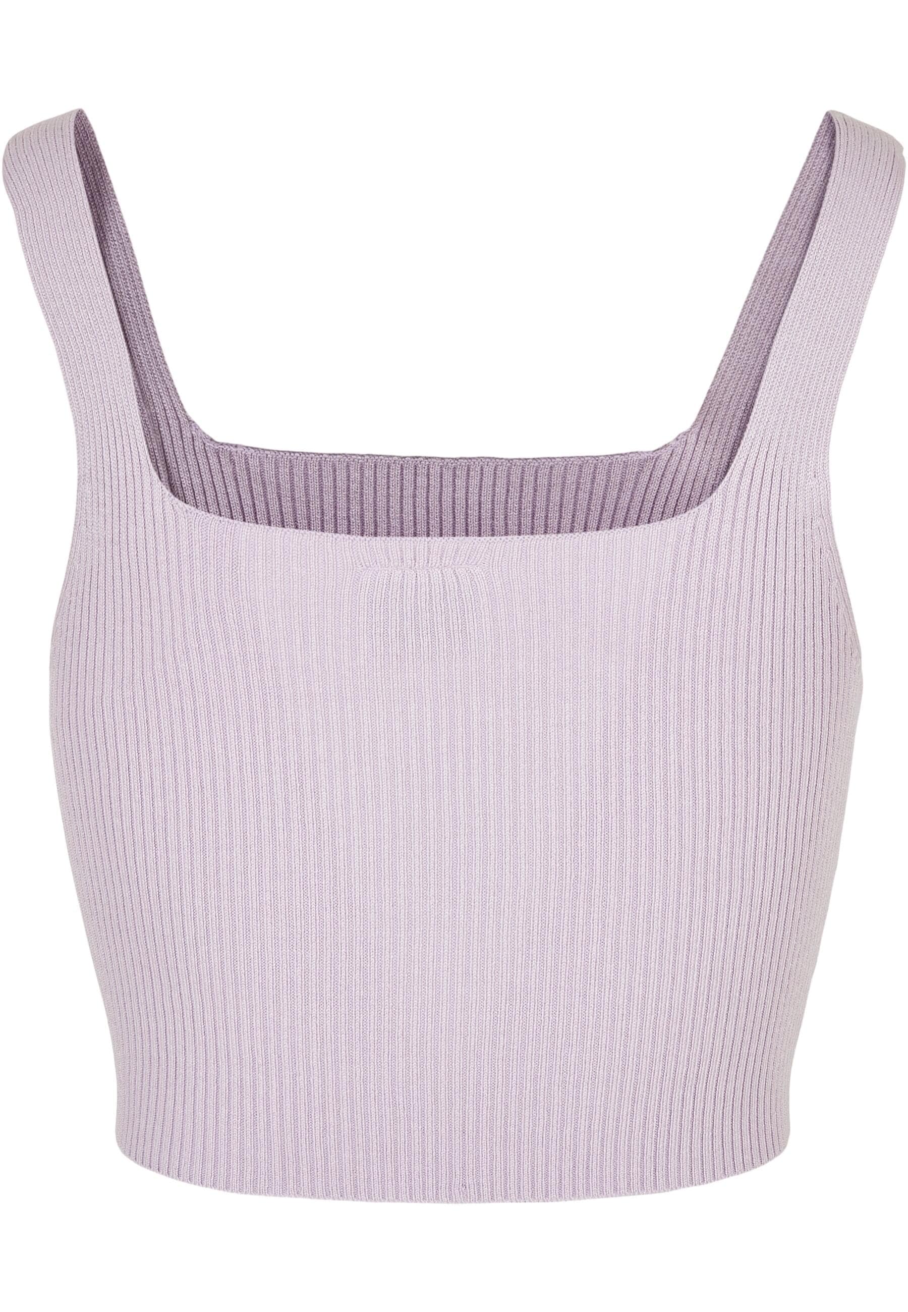 URBAN CLASSICS Muskelshirt »Urban Classics Damen Ladies Cropped Knit Top«, (1 tlg.)