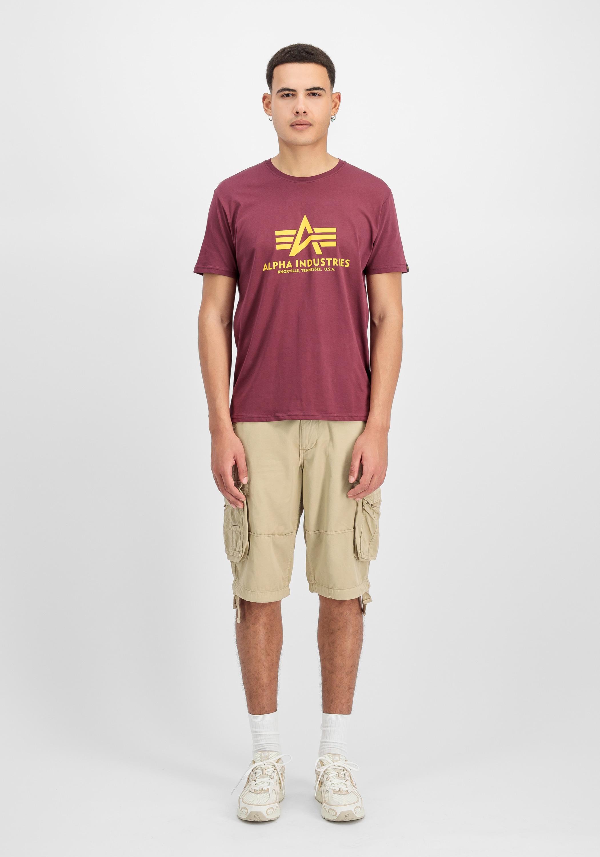 Alpha Industries T-Shirt "Alpha Industries Men - T-Shirts Basic T-Shirt BL" günstig online kaufen