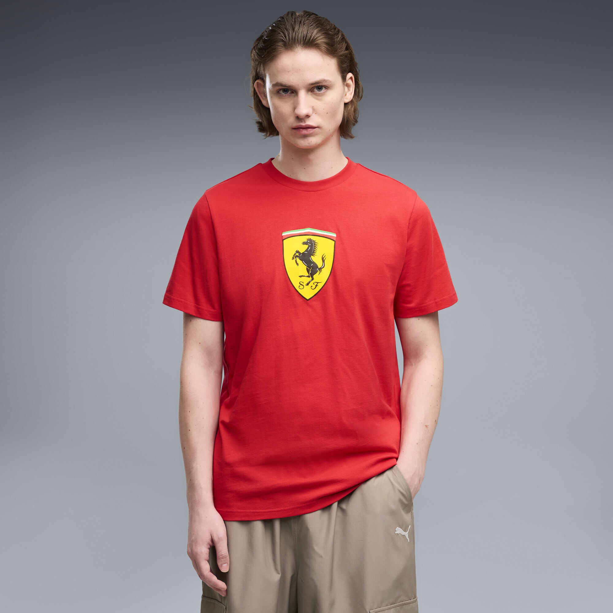 PUMA T-Shirt »Scuderia Ferrari Coloured Shield T-Shirt Herren«