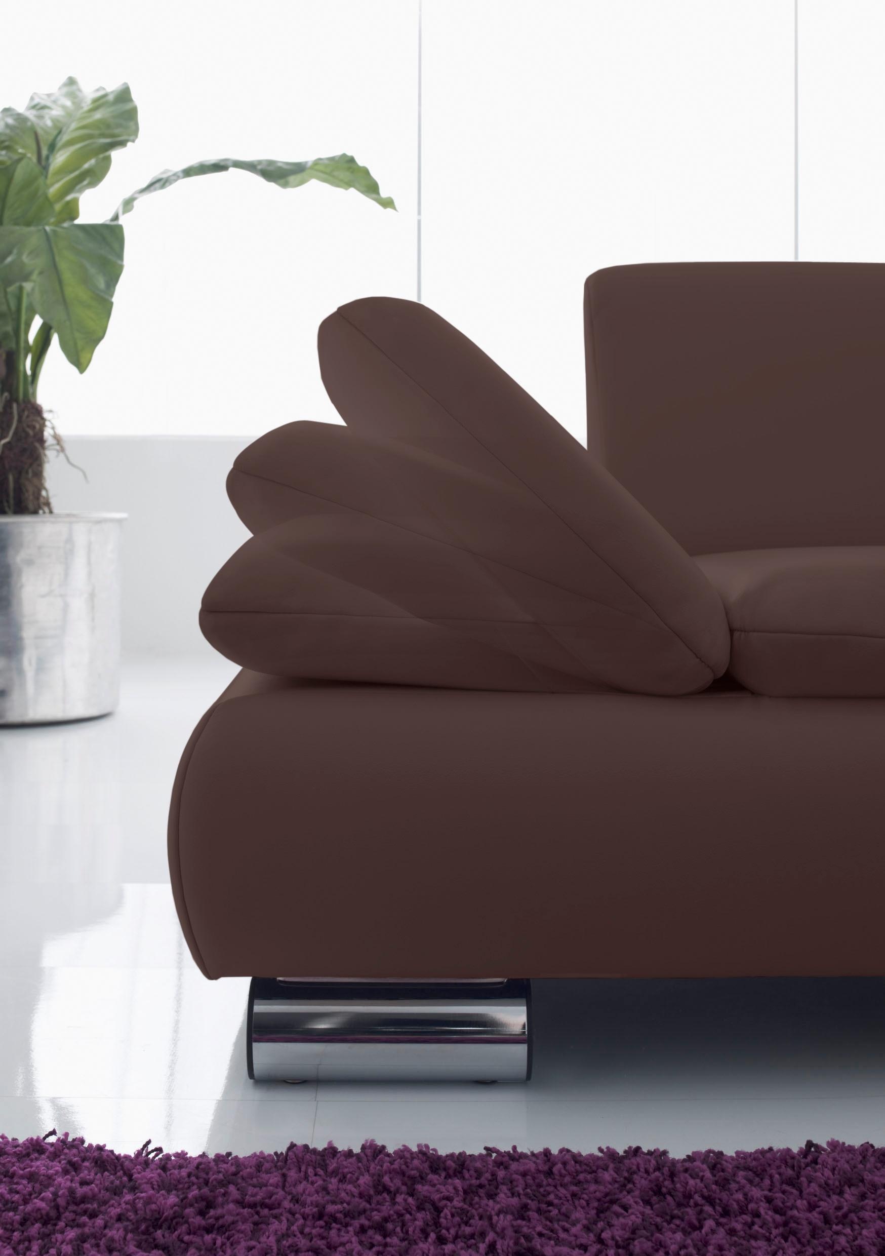 Max Winzer® Ecksofa »Toulouse modern und bequem, aktuelles Design, hoher Sitzkomfort«, mit klappbaren Armlehnen, Breite 271 cm