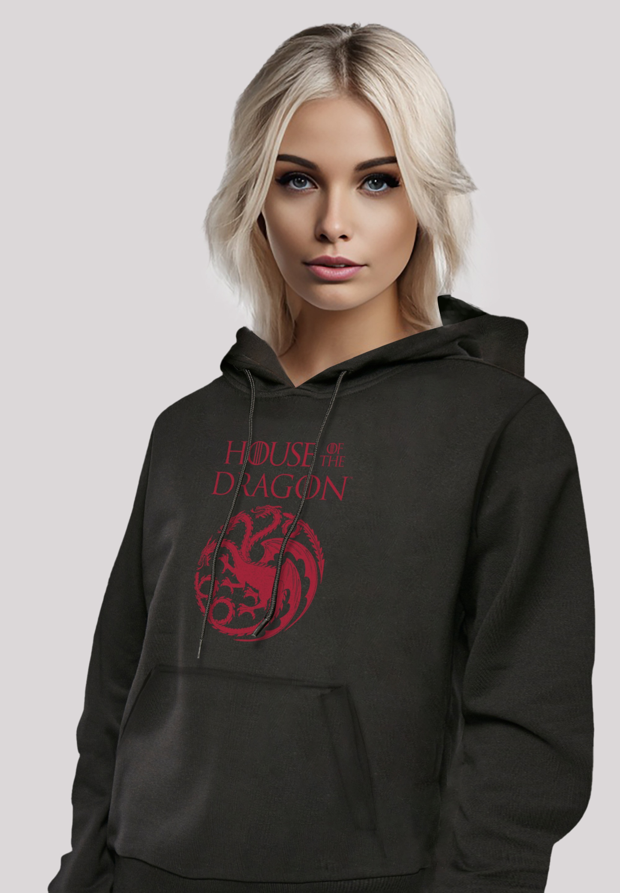 F4NT4STIC Kapuzenpullover »House Of The Dragon Targaryen Crest Logo«, Premium Qualität