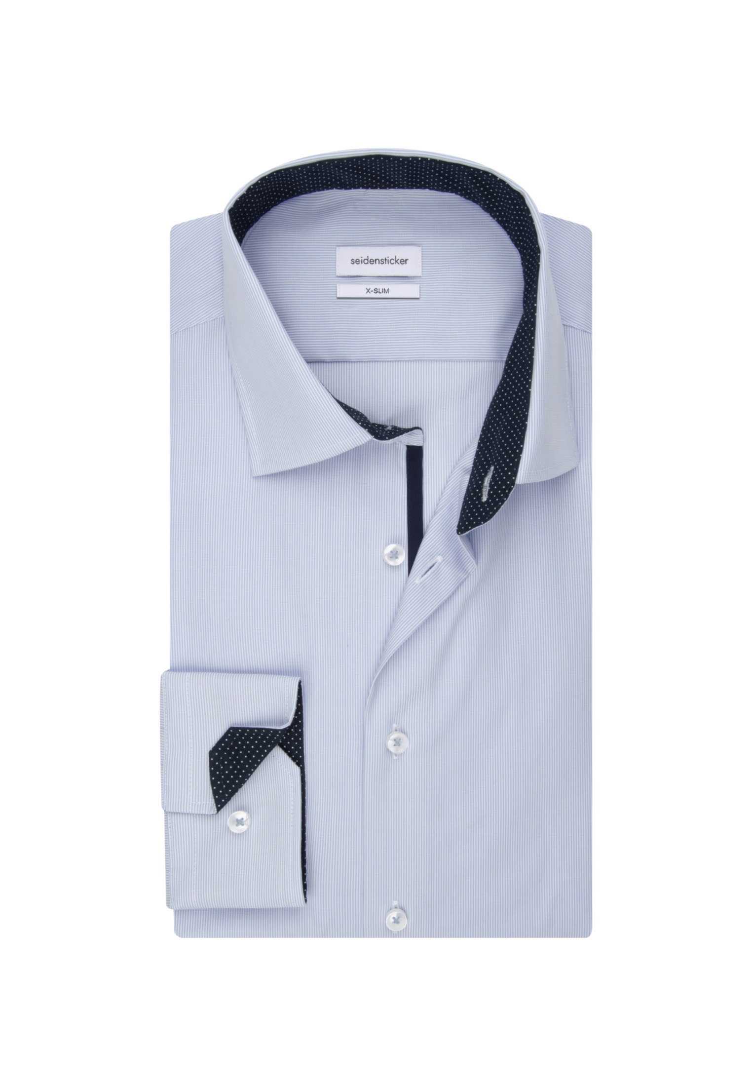 seidensticker Businesshemd »X-Slim«, X-Slim Extra langer Arm Kentkragen Streifen