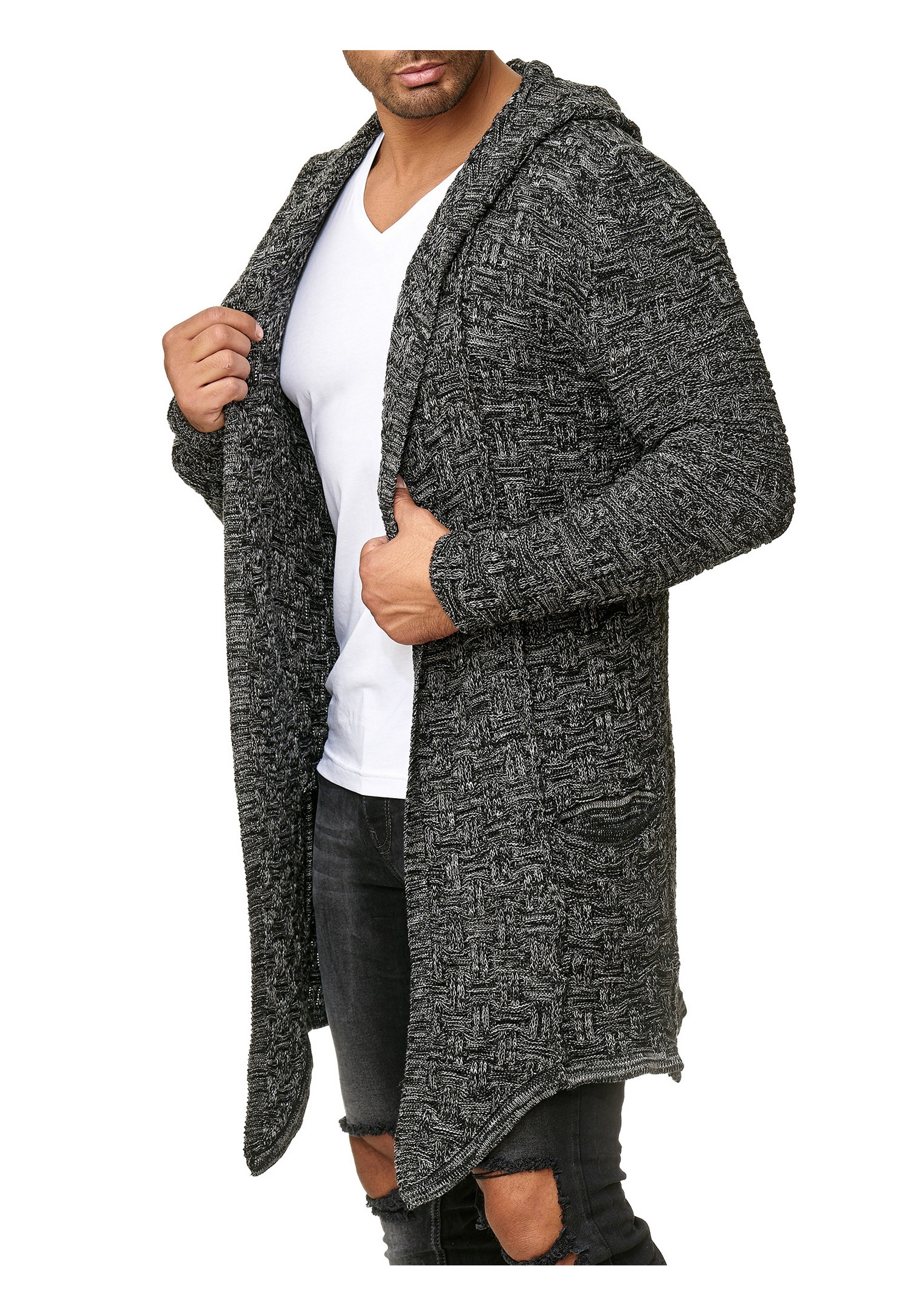 RedBridge Strickjacke »Shreveport«, mit asymmetrischem Schnitt