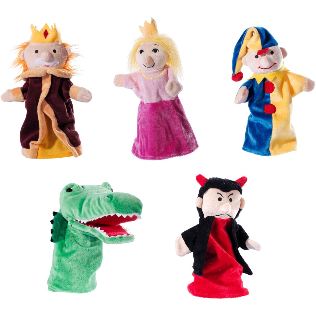 Heunec® Handpuppe »Handpuppen Set«, (Set, 5 tlg.)