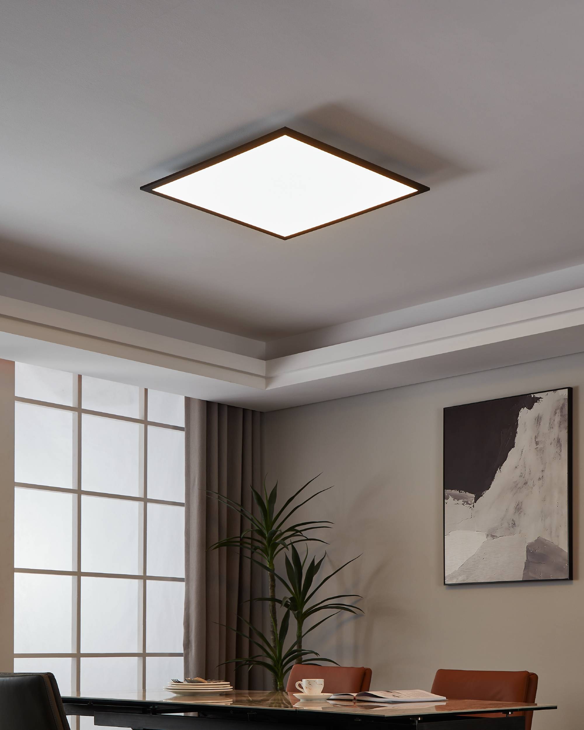 EGLO LED-Deckenleuchte »SALOBRENA-Z«,  in schwarz aus Alu / inkl. LED fest integriert - 33 Watt