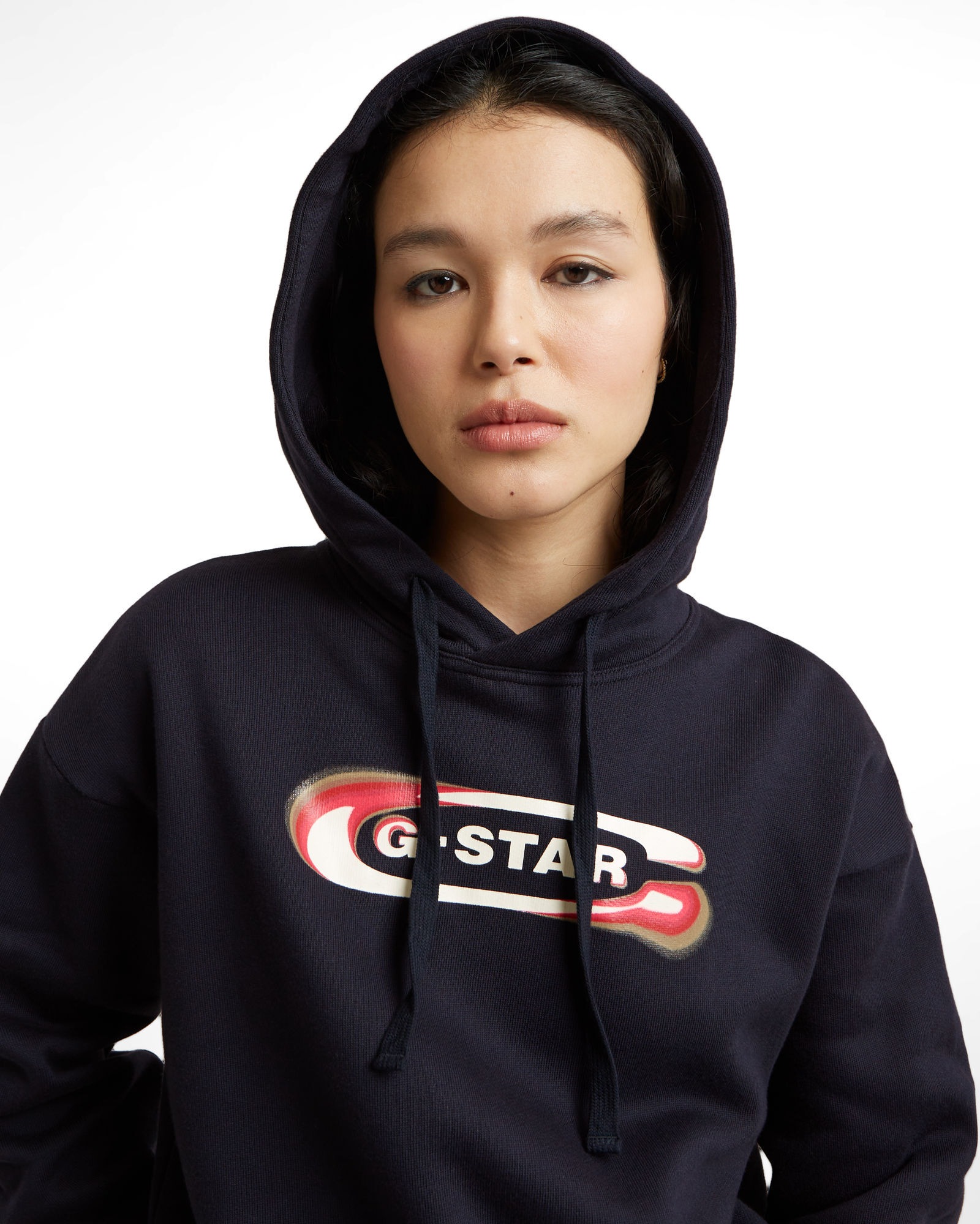 G-STAR Longpullover »Old Skool Logo Loose Hoodie«