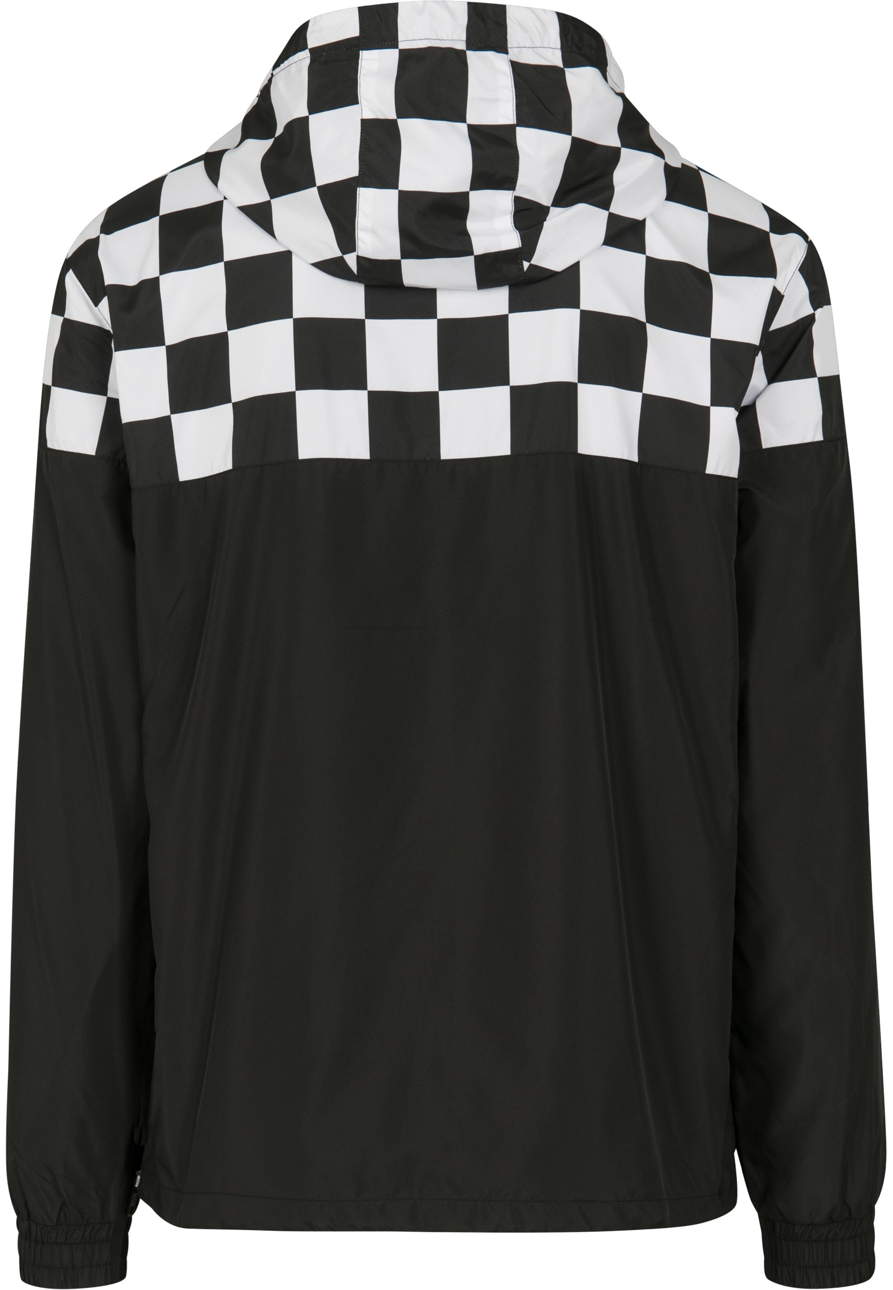 URBAN CLASSICS Langmantel »Urban Classics Herren Check Pull Over Jacket«