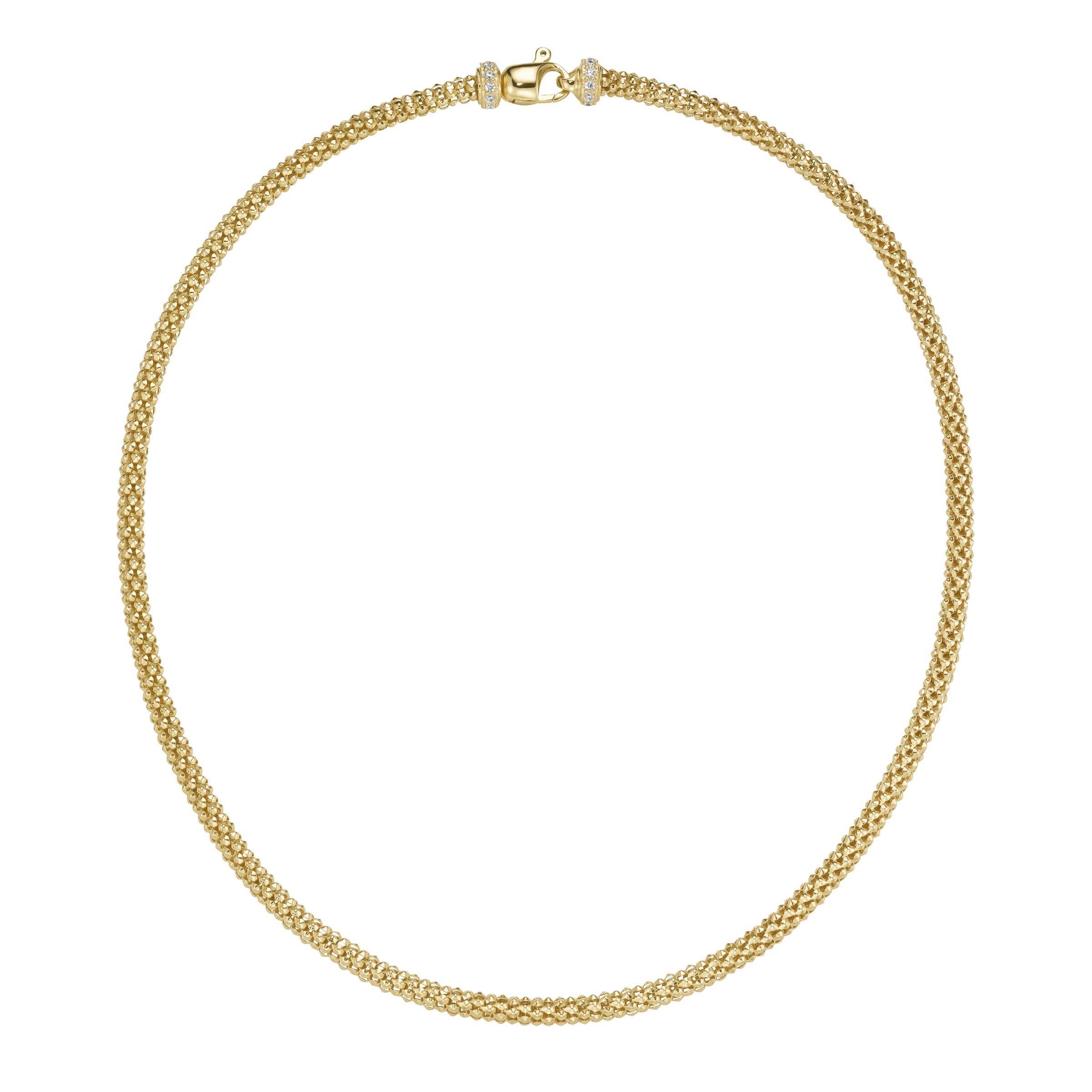 Smart Jewel Collier »Himbeerkette mit Zirkonia Steinen, Silber 925«