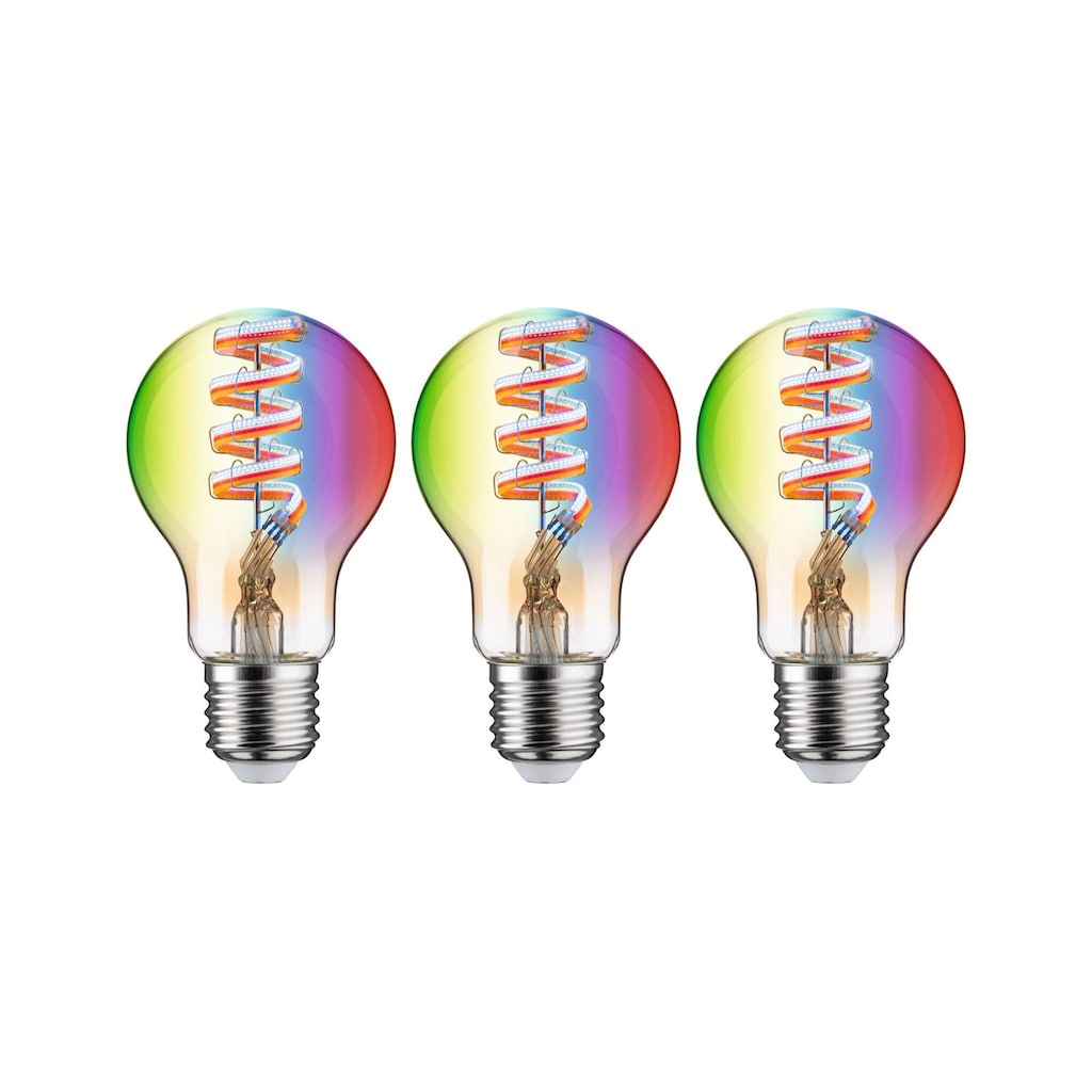 Paulmann LED-Leuchtmittel »Smart Filament 3er-Pack AGL 470lm 2200K-6500K gold 230V«, 1 St., Tageslichtweiß