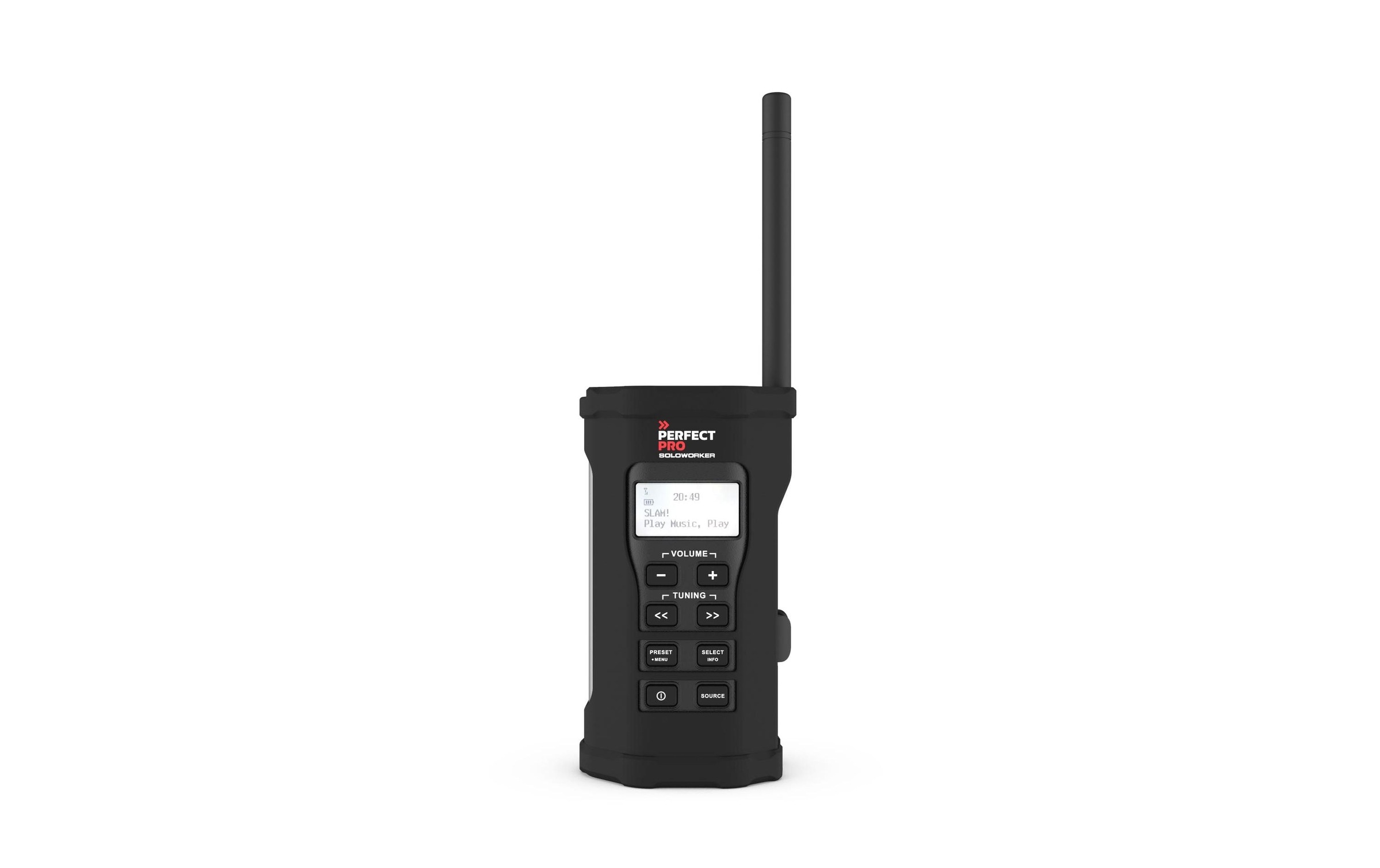 PerfectPro Digitalradio (DAB+) »SOLOWORKER« ( ) Display, Equalizer, Senderspeicher