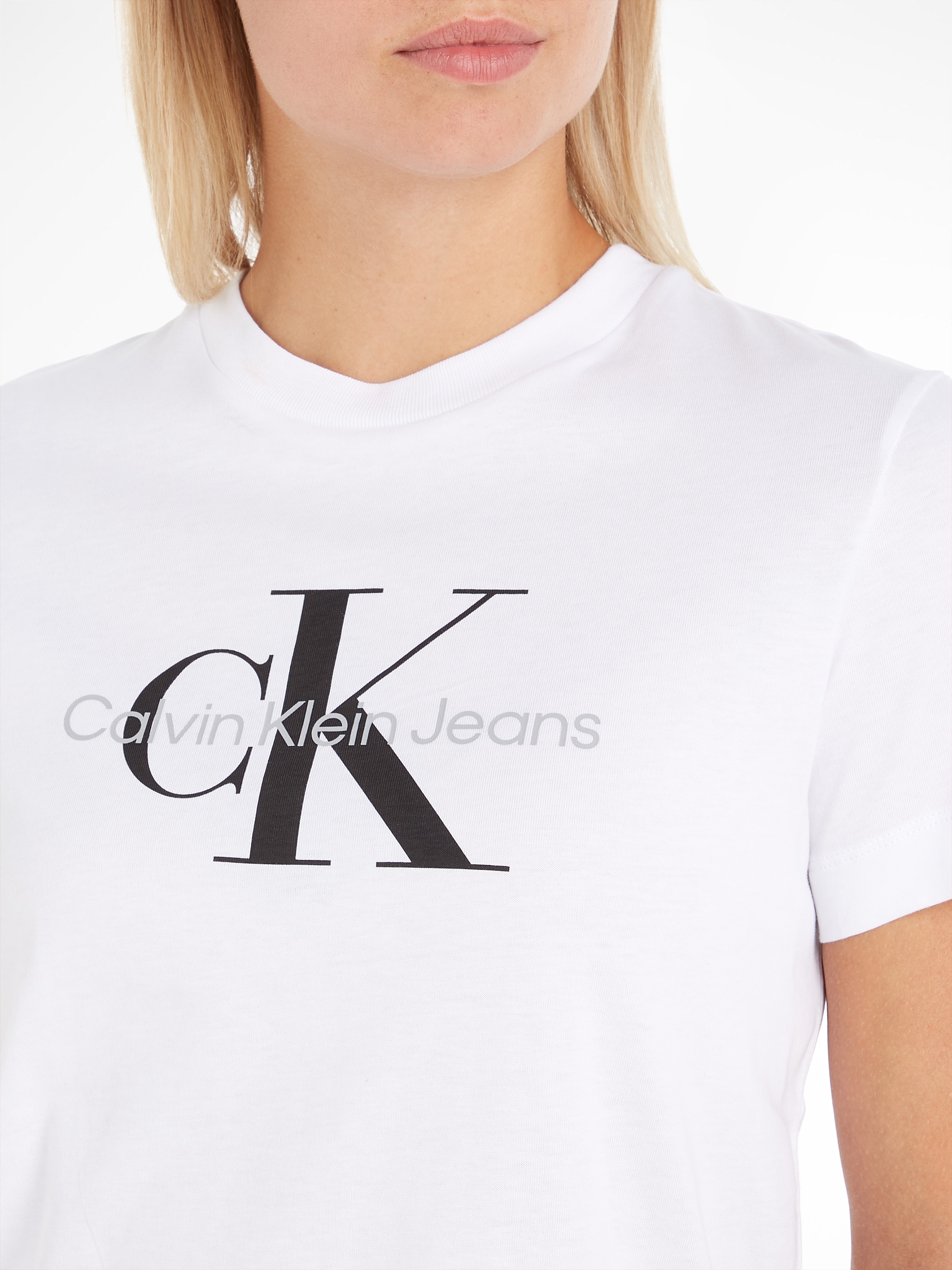 Calvin Klein Jeans Rundhalsshirt »CORE MONOGRAM REGULAR TEE«, (1 tlg.), mit  Calvin Klein Jeans Monogramm online bestellen | BAUR | T-Shirts