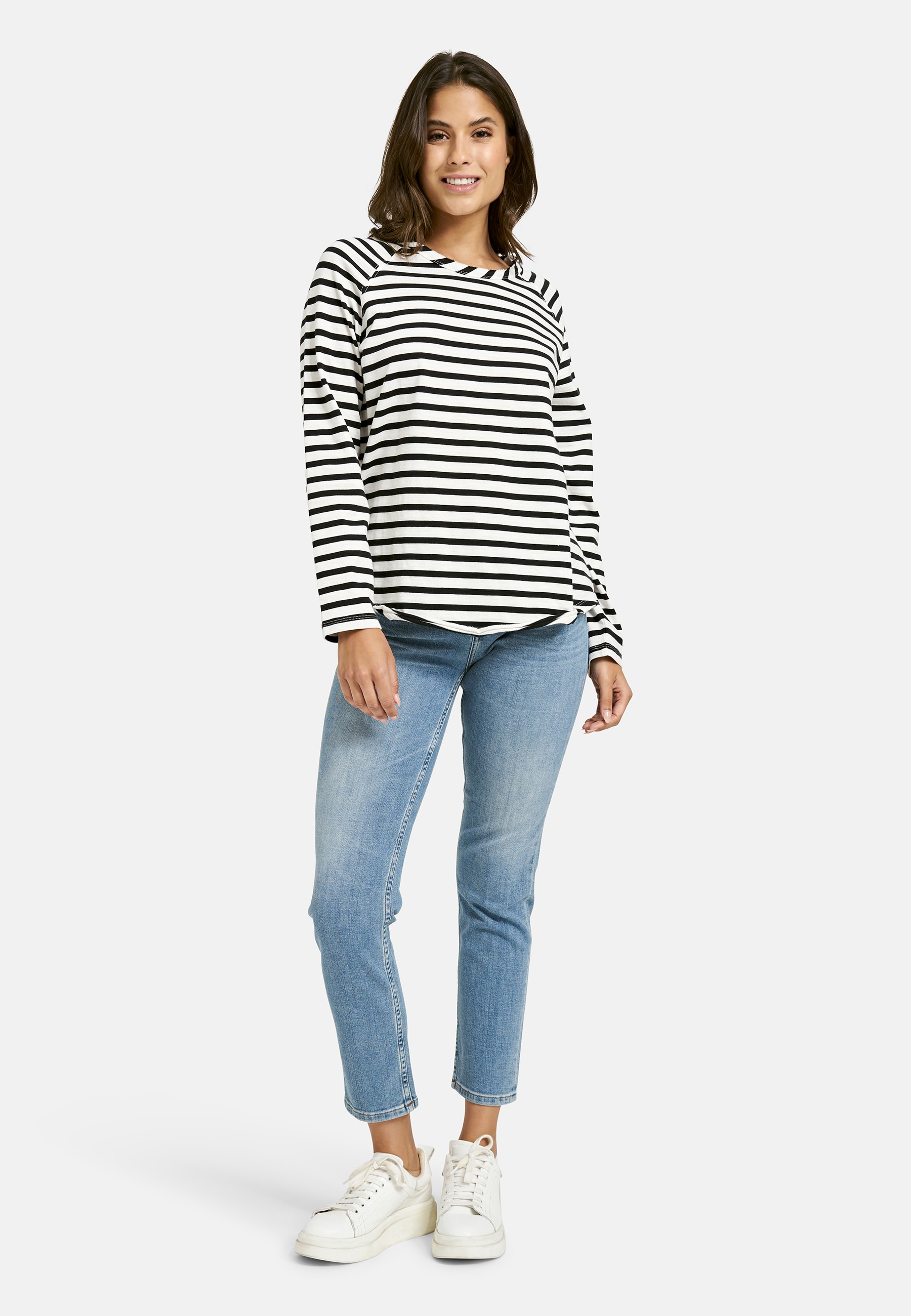 Smith & Soul Langarmshirt aus Baumwolle, Rundhals