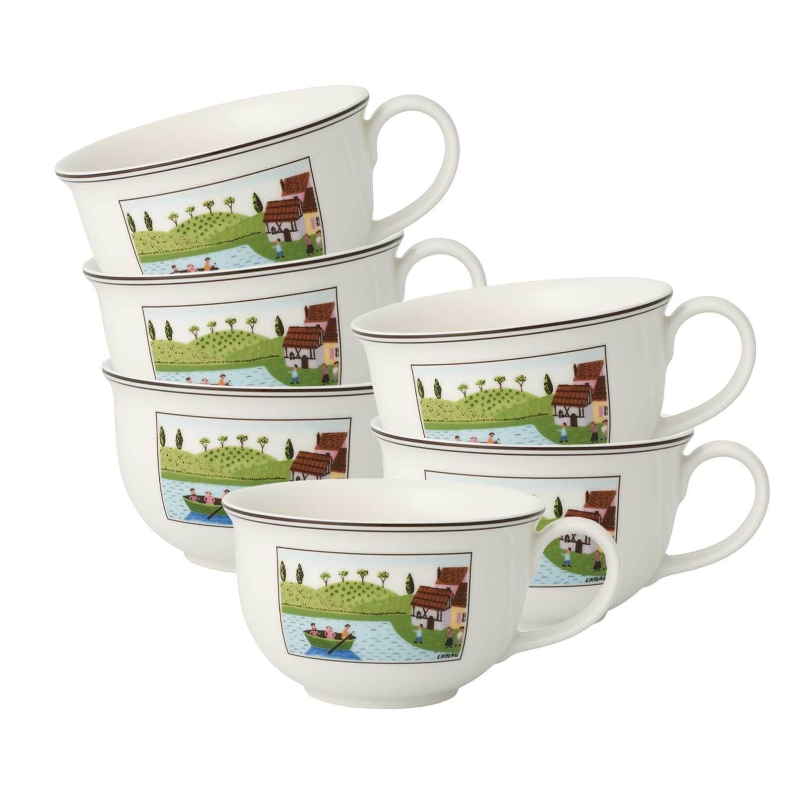 Villeroy & Boch Tasse "Café au lait Obertassen Charm & Breakfast Design Nai günstig online kaufen