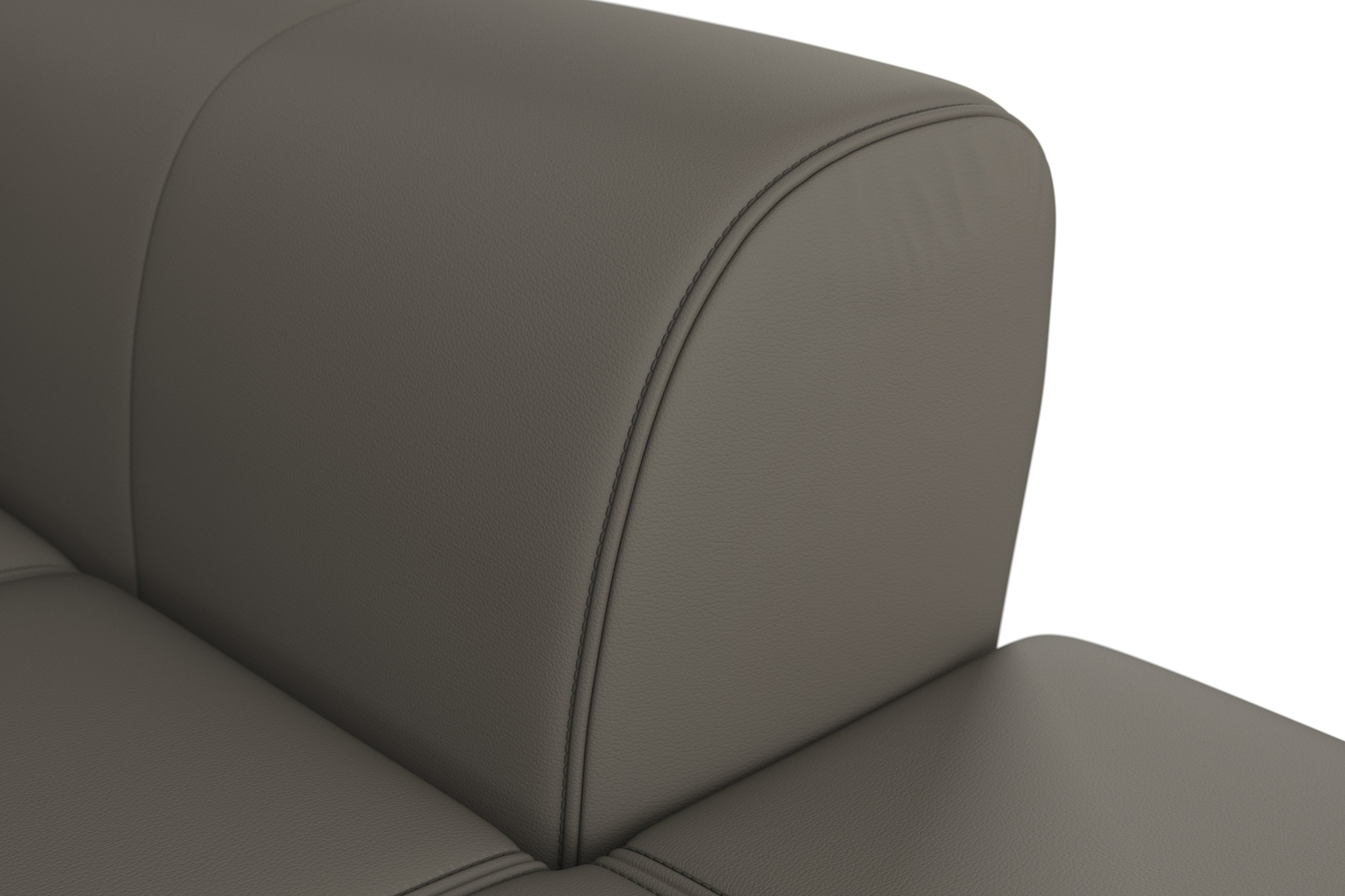 sit&more Ecksofa »Bendigo L-Form«, inklusive Sitztiefenverstellung, Bodenfreiheit 15 cm, 2 Fußfarben