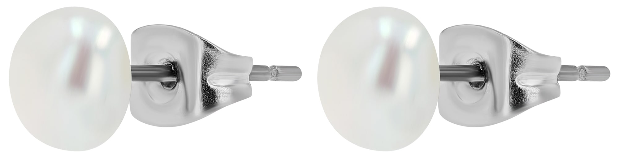 Adelia´s Paar Ohrhänger "Damen Ohrringe – Ohrstecker aus Titan mit Süßwasse günstig online kaufen