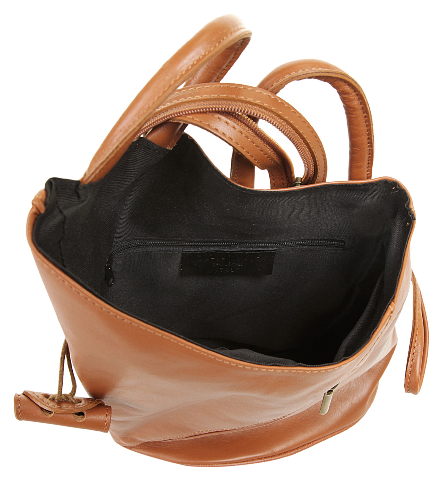 Samantha Look Cityrucksack, echt Leder, Made in Italy