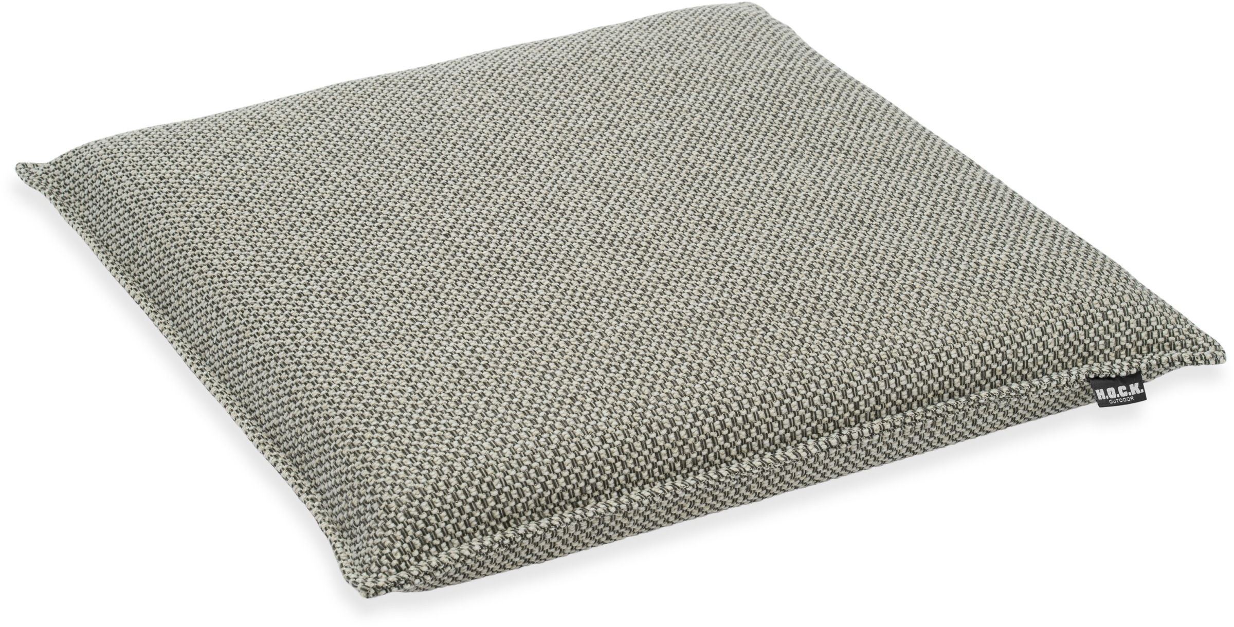 H.O.C.K. Sitzauflage "Linova" Outdoor Sitzkissen, 40x40x6cm, Stuhlkissen, salbei mint, gemustert