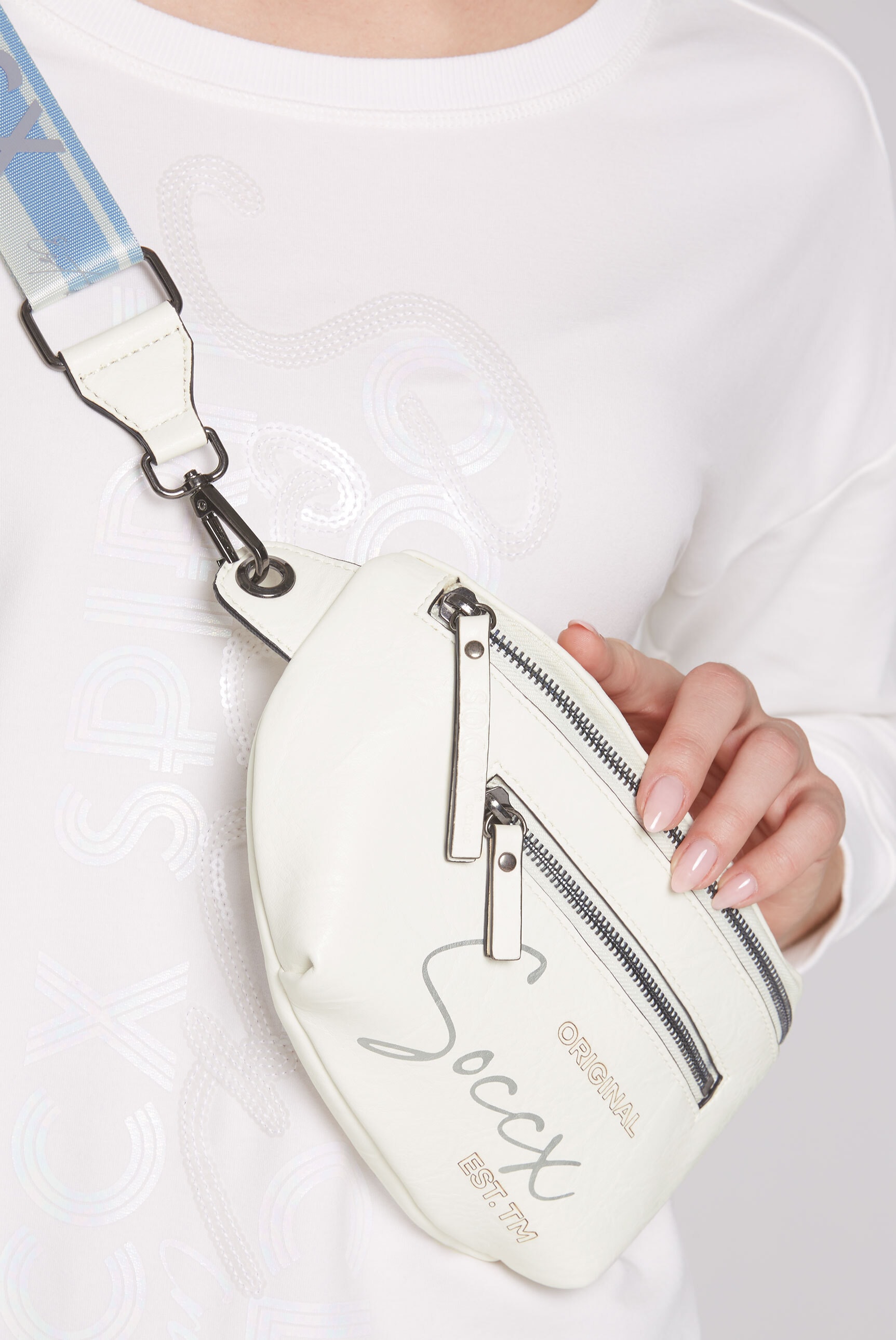 SOCCX Gürteltasche, mit kleinem Vorfach