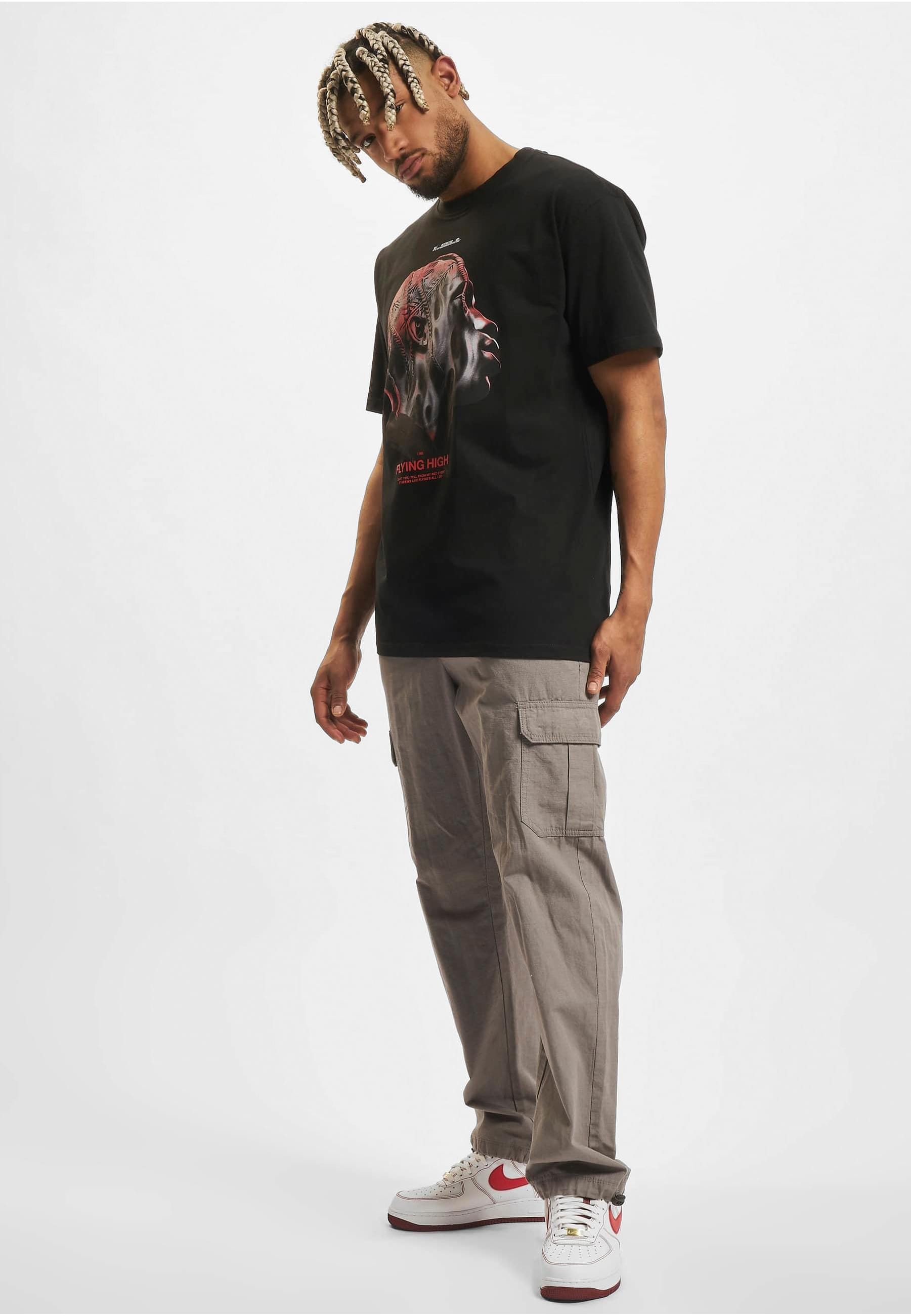 Upscale by Mister Tee Kurzarmshirt »Upscale by Mister Tee Herren Flying High Oversize Tee«, (1 tlg.)