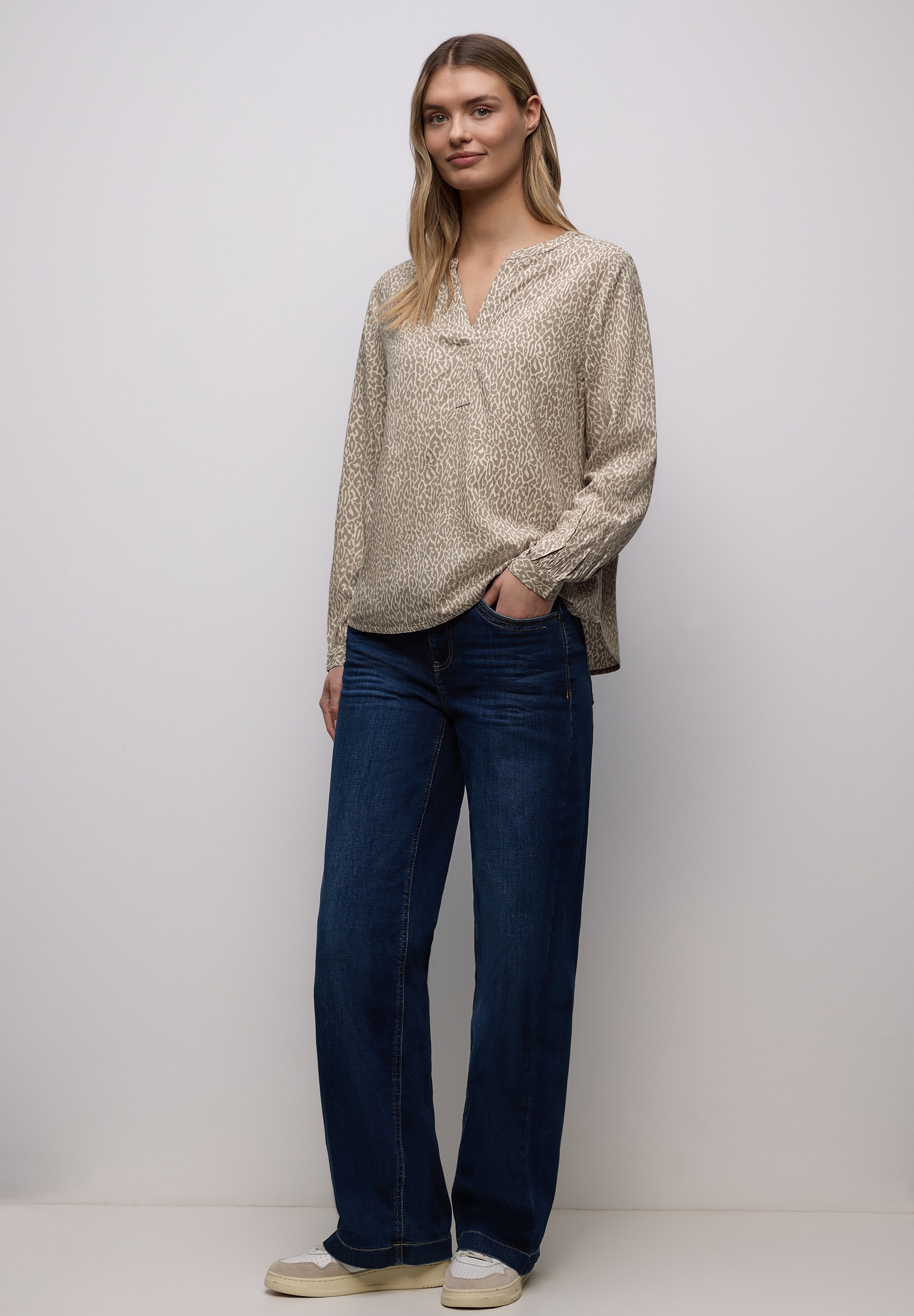 STREET ONE Langarmbluse im Tunika-Style