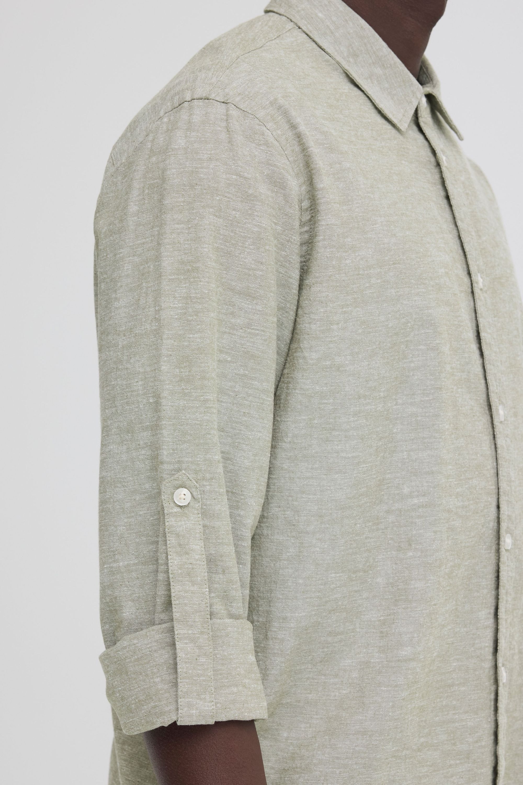 Blend Leinenhemd »BHAban Slub Linen Mix« Slub Hemd Leinen Mix