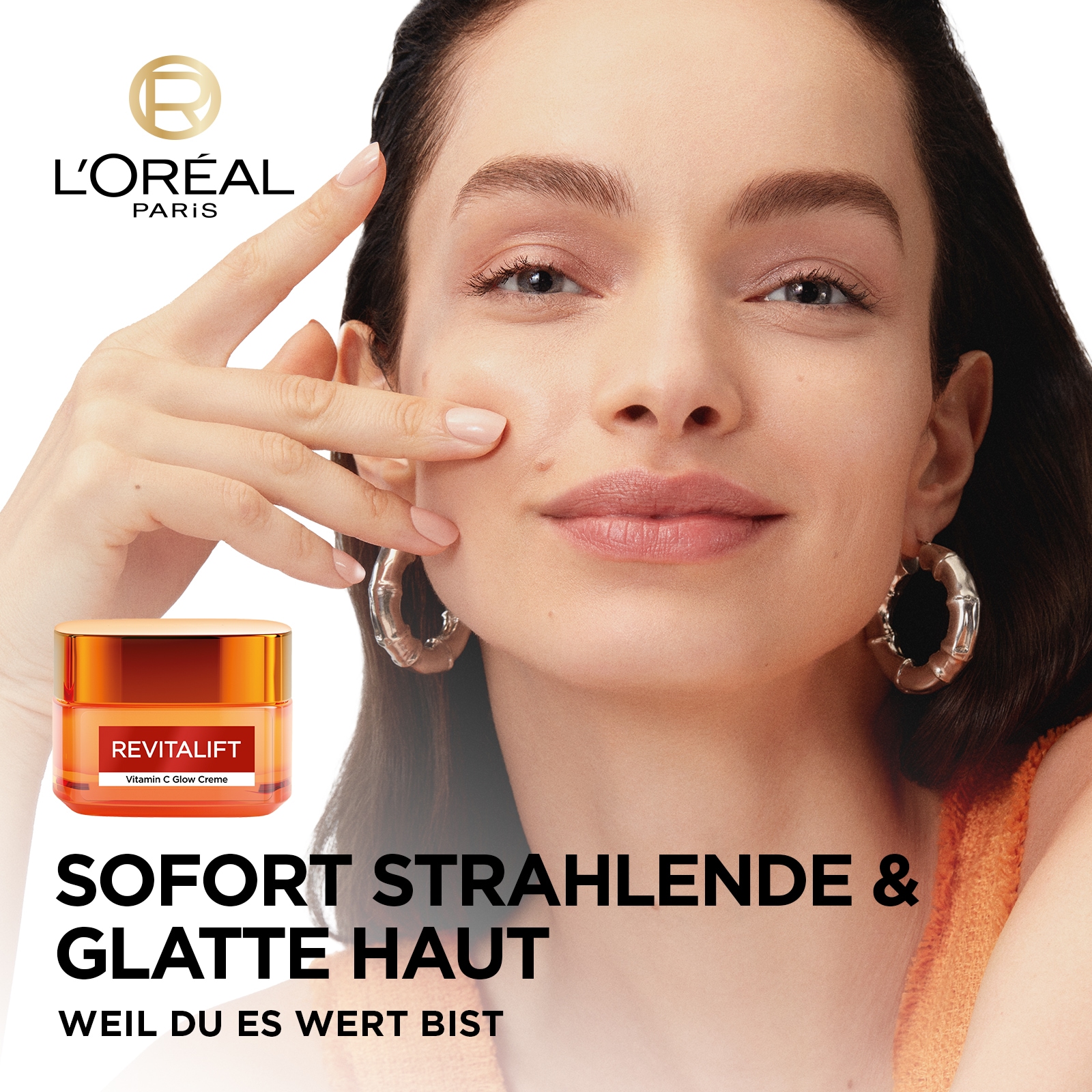 L'ORÉAL PARIS Gesichtsgel »RevitaLift Vitamin C Glow Creme«, mit Vitamin C