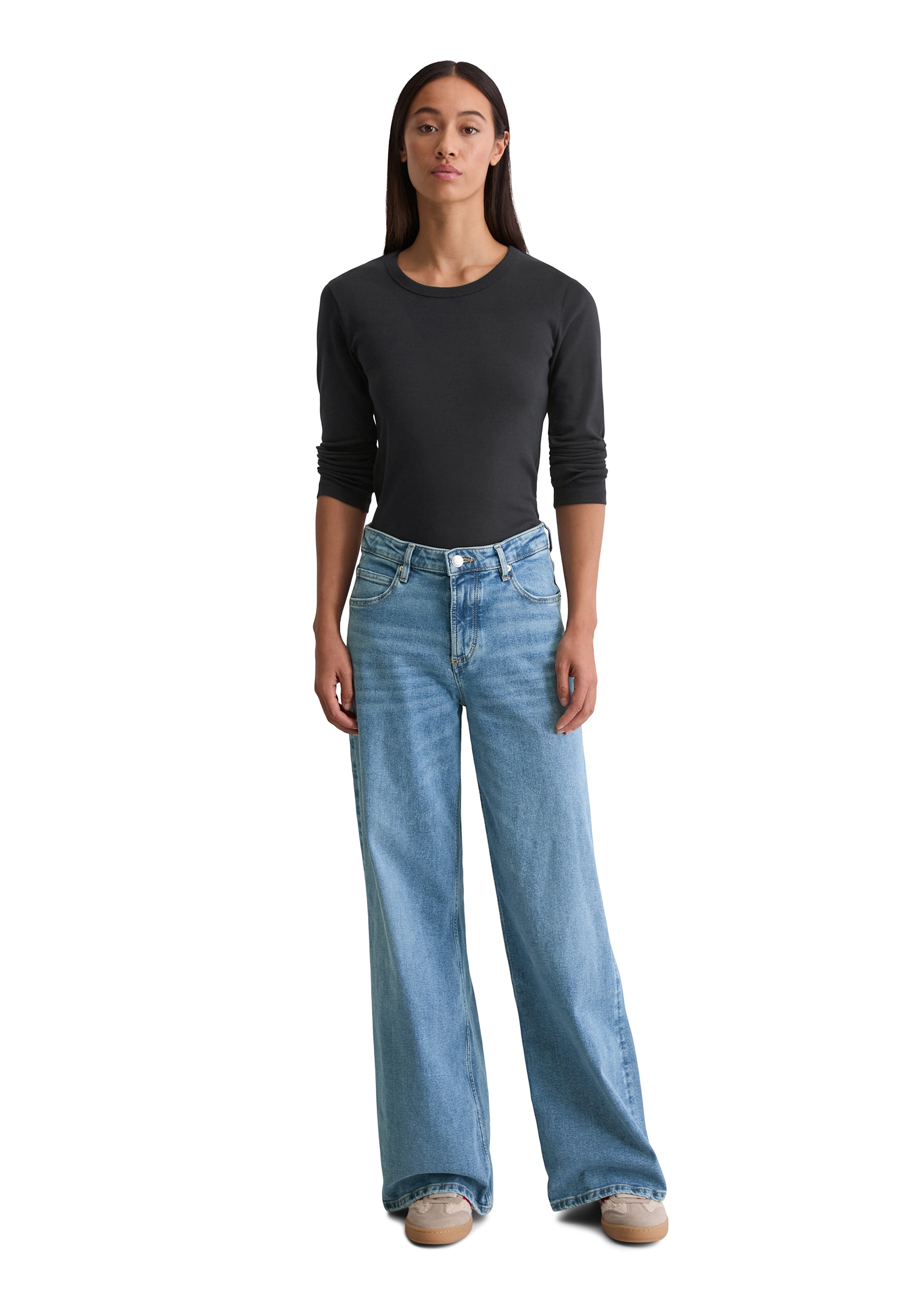 Marc O'Polo Bootcut-Jeans »aus Organic-Cotton-Polyester-Stretch«