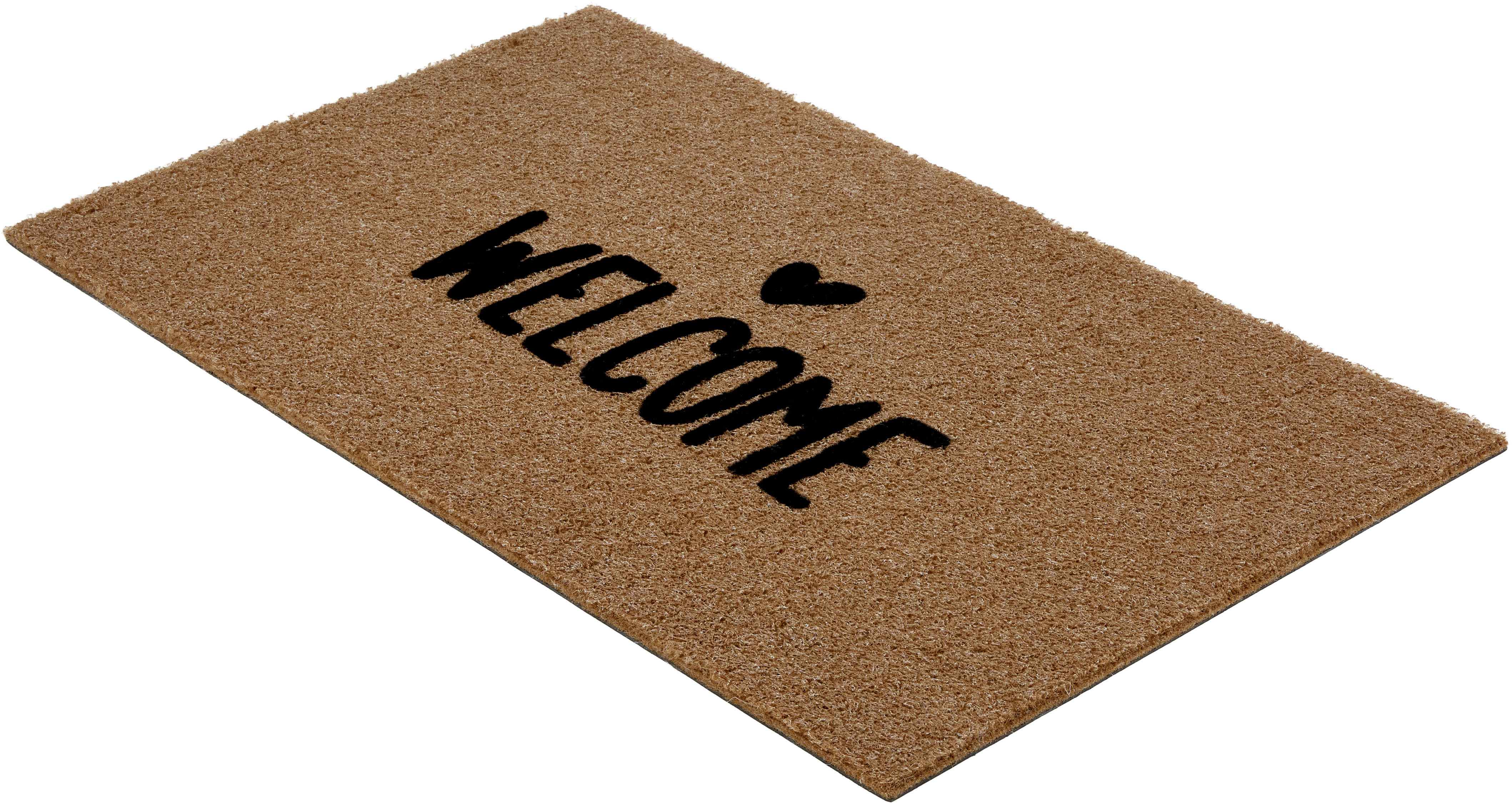 Thumbnail - ASTRA Fußmatte "Power Flock 1" rechteckig 10 mm Höhe Türmatte mit Schriftzug, wetterfest