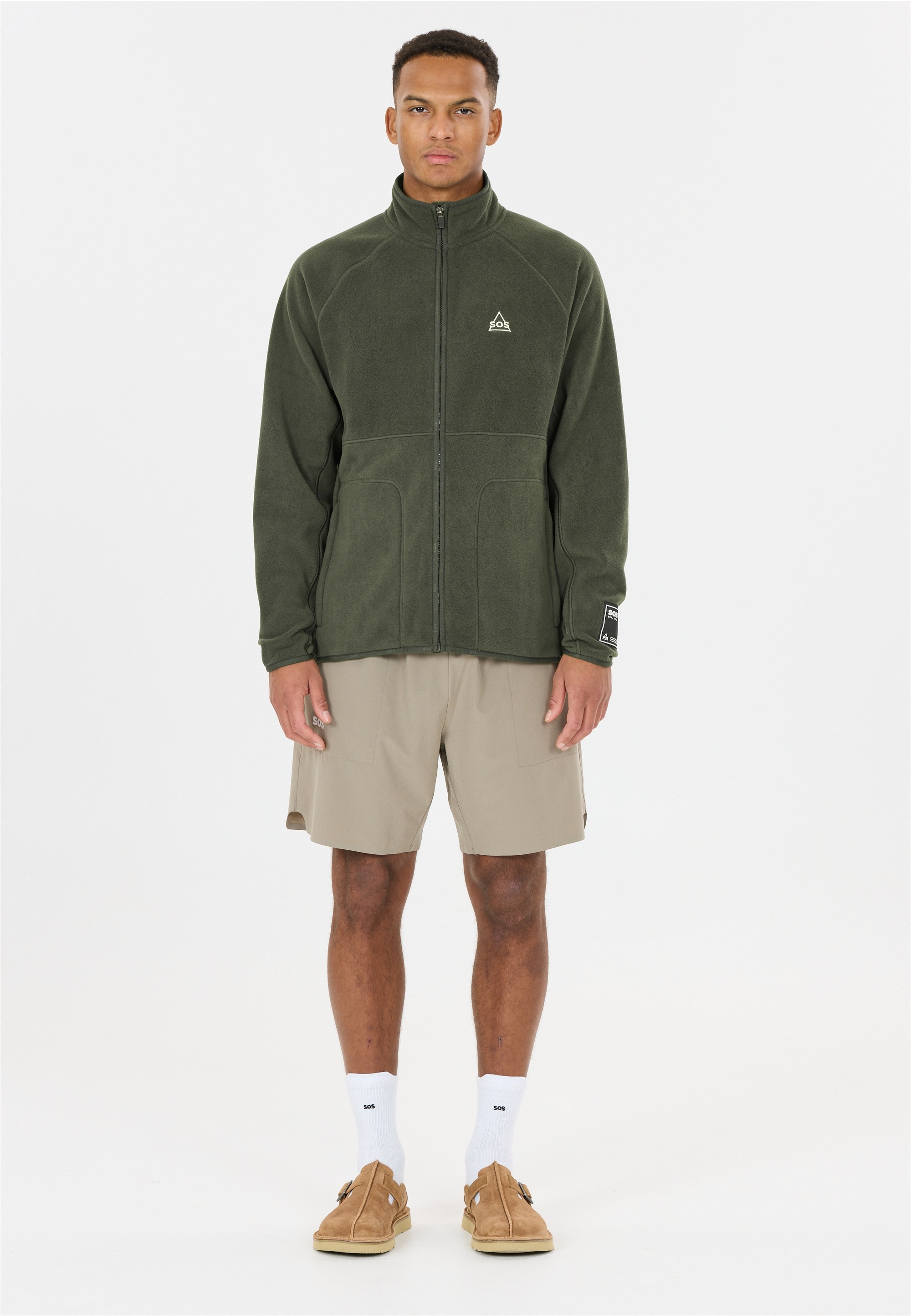 SOS Fleecejacke "Munson" aus atmungsaktivem und weichem Stoff günstig online kaufen