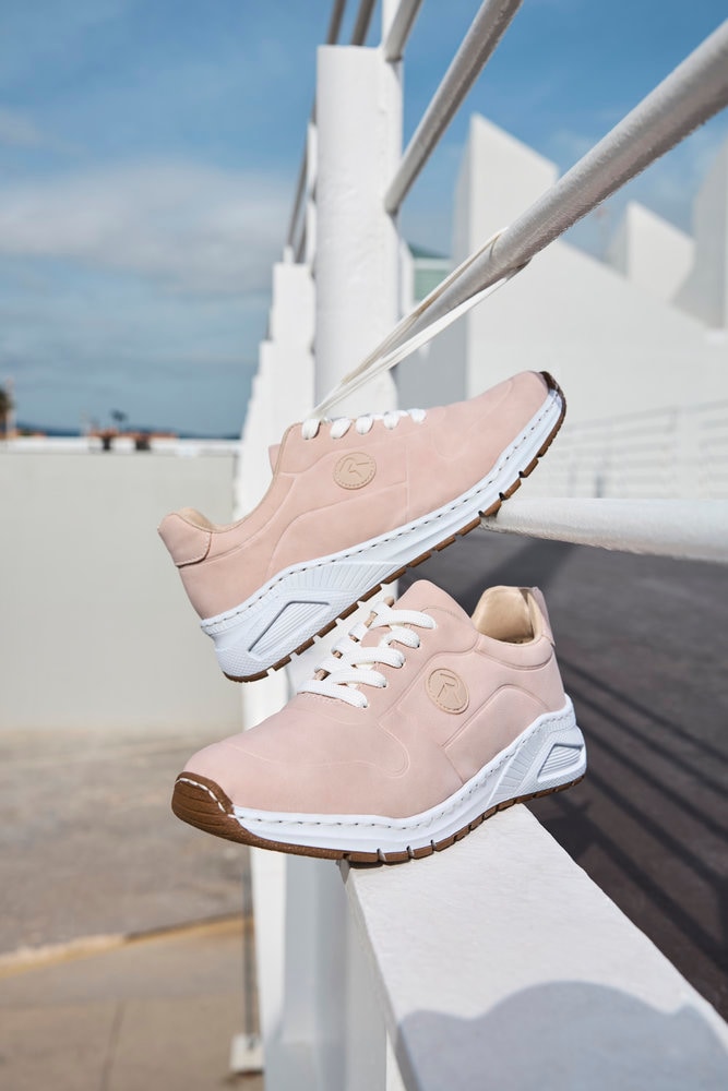 Rieker Sneaker  mit MemoSoft-Innensohle, Freizeitschuh, Halbschuh, Schnürschuh