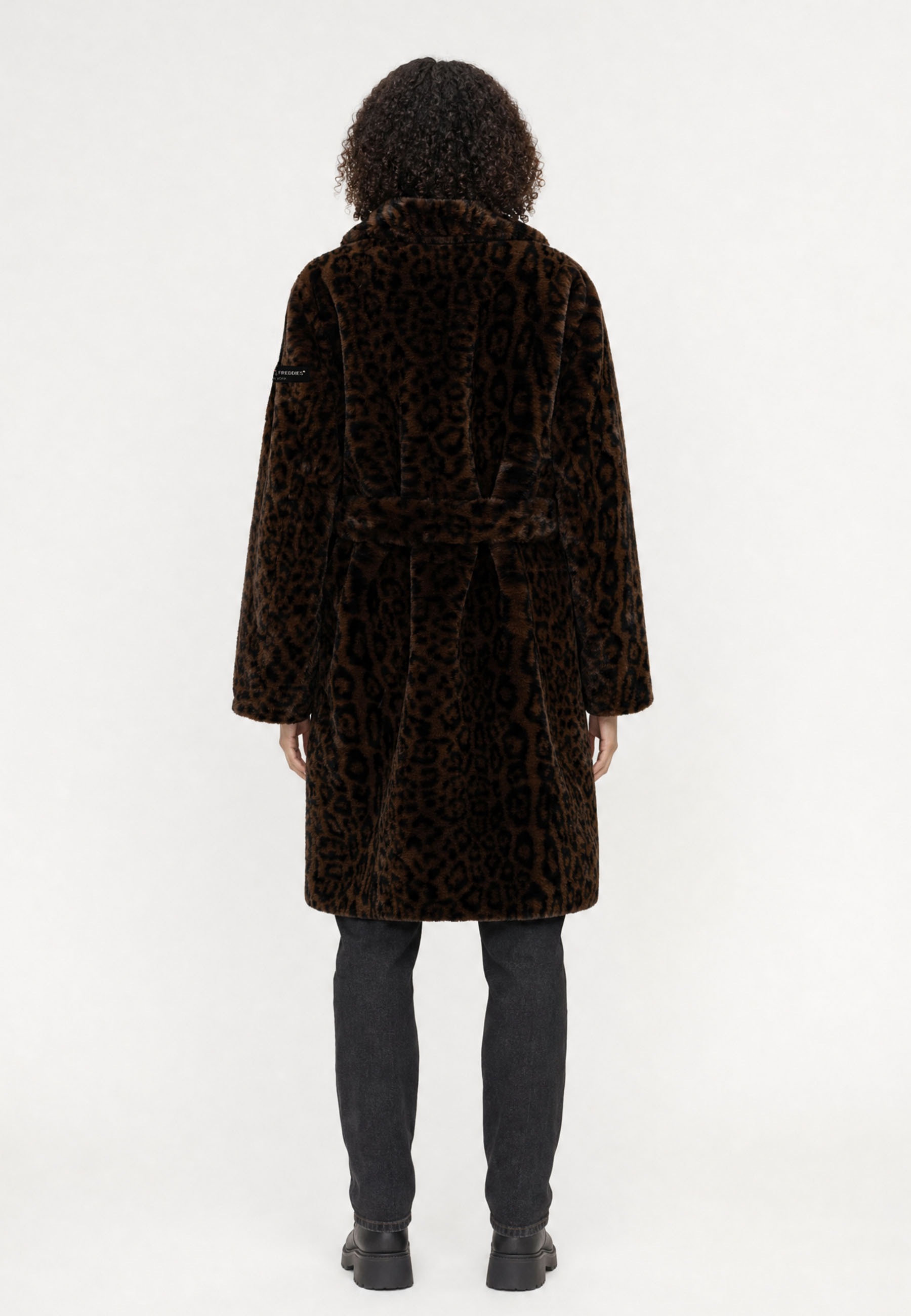 Frieda & Freddies Wintermantel »Frieda & Freddies Leo Fake-Fur Mantel«