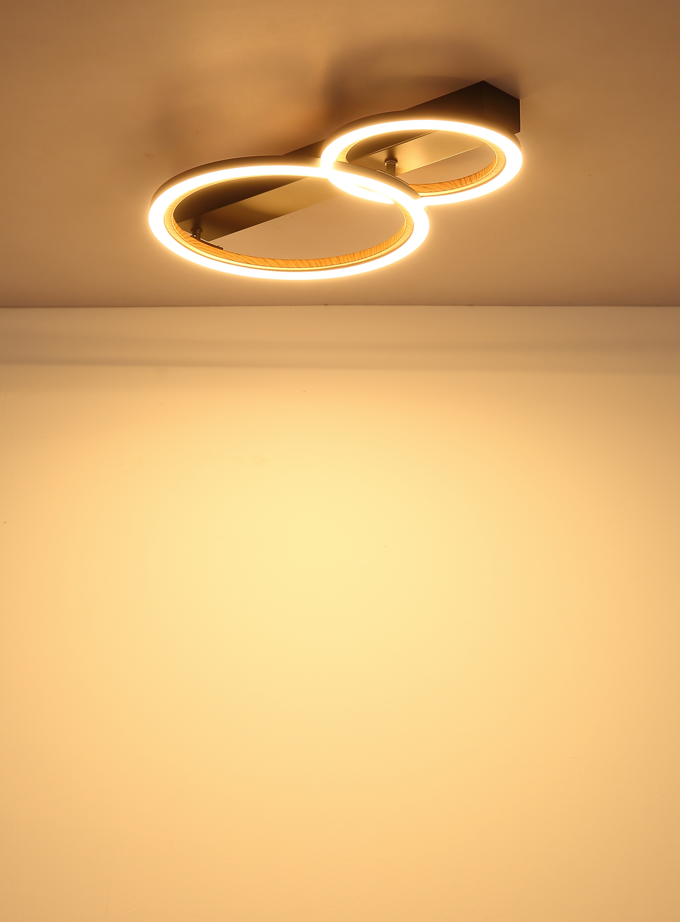 GLOBO LIGHTING Deckenleuchte »DAKARI I« LED-Modul 1 Stk. Warmweiß Deckenlampe Wohnzimmer-Leuchte Schlafzimmer-Leuchte Flur Küche