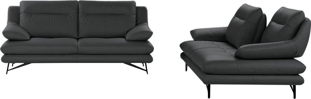 Thumbnail - CALIA ITALIA 3-Sitzer "Cezanne, italienisches Design trifft erstklassigen Sitzkomfort, Leder" Edles Designsofa in besond...