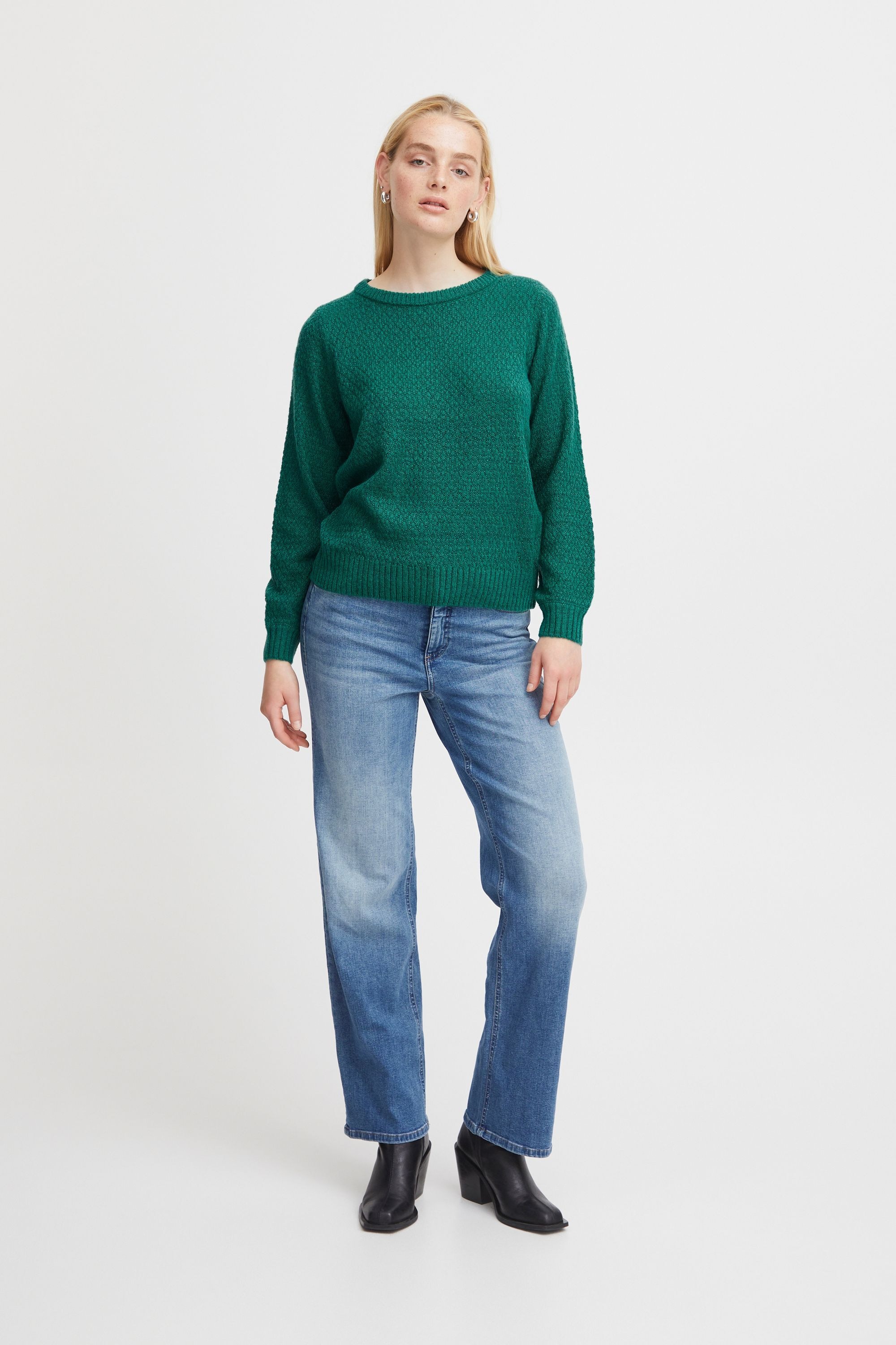 Ichi Strickfleece-Pullover »Strickpullover IHOdansa«