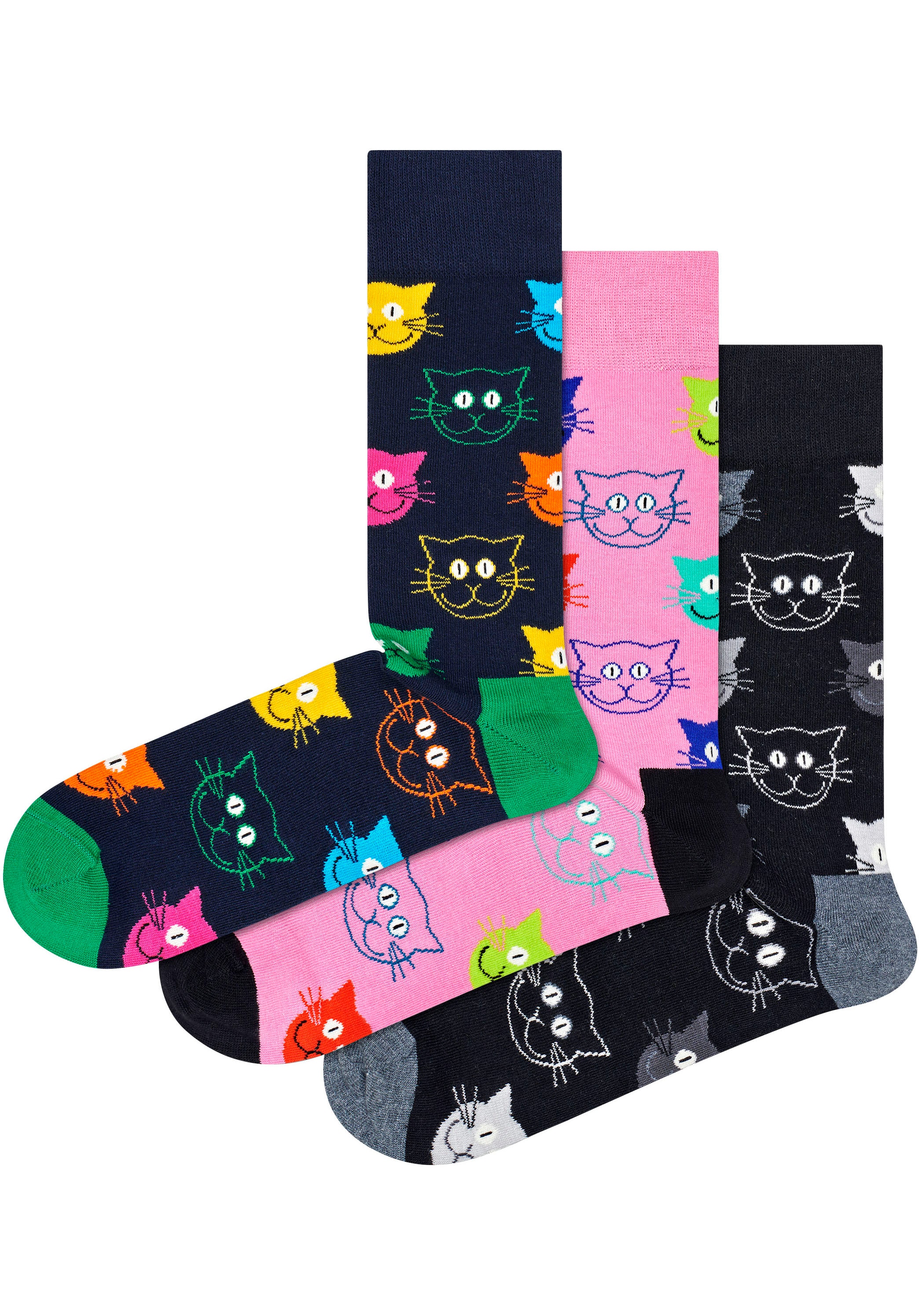 Happy Socks  Socken »3-Pack Mixed Cat Socks Gift Se...