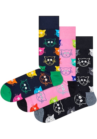 Happy Socks  Socken »3-Pack Mixed Cat Socks Gift Se...
