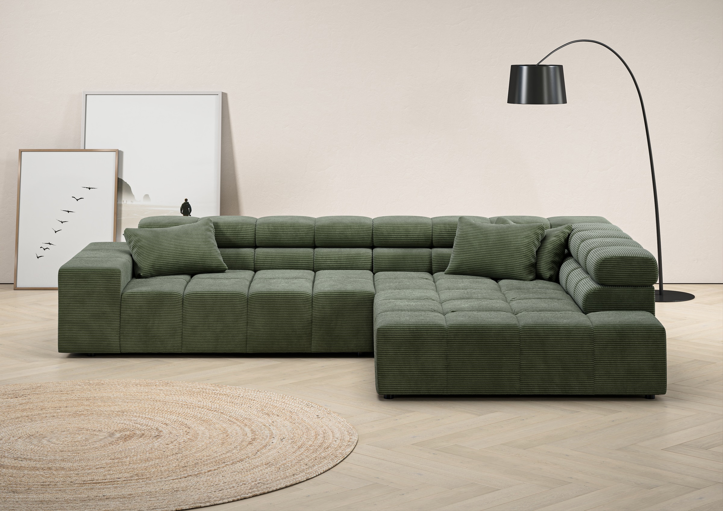 Home affaire Ecksofa "Ancona incl. Kopfteilverstellung, OTTOs Choice, Breit günstig online kaufen