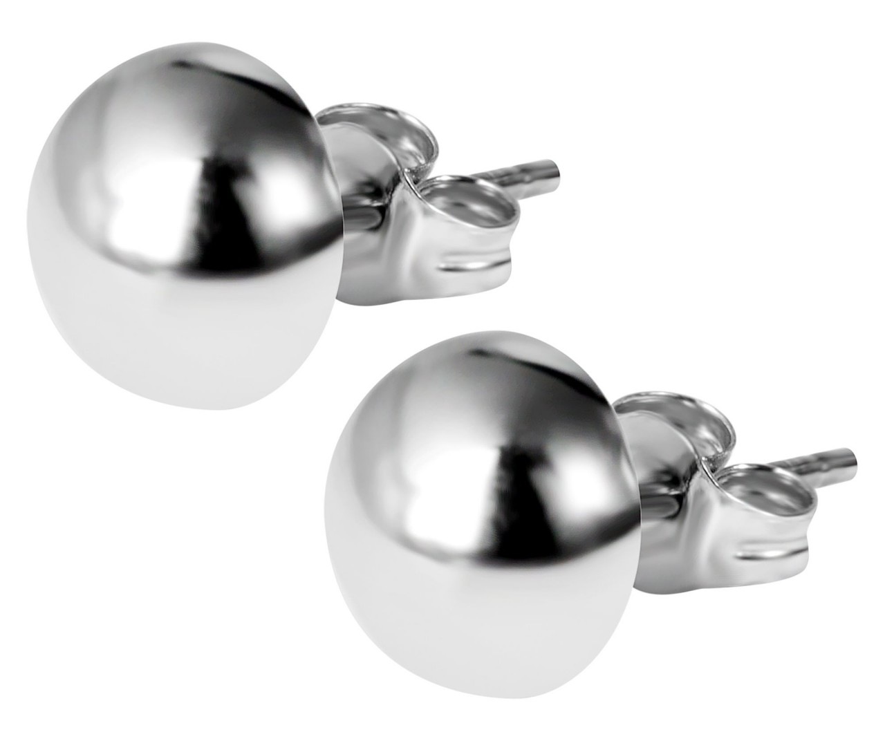 Adelia´s Paar Ohrhänger »Neuheit 2025 - Unisex Ohrstecker aus Gold 333 Ø 7 mm«