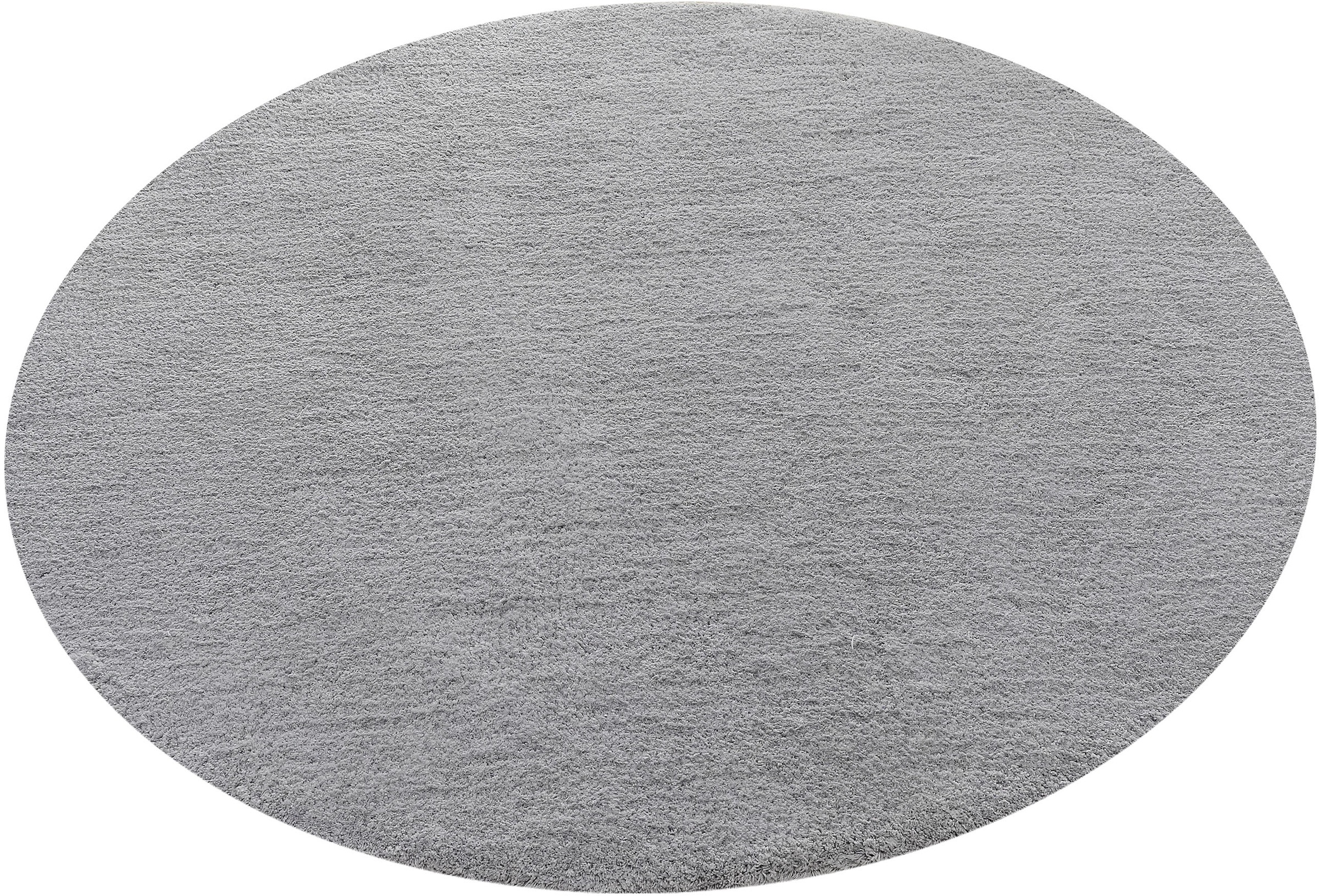 my home Hochflor-Teppich »Microfaser Teppich Magong, besonders weich, sehr feiner Flor«, rund, 25 mm Höhe, unifarben, weiche Teppiche, Wohnzimmer, Schlafzimmer, Kinderzimmer