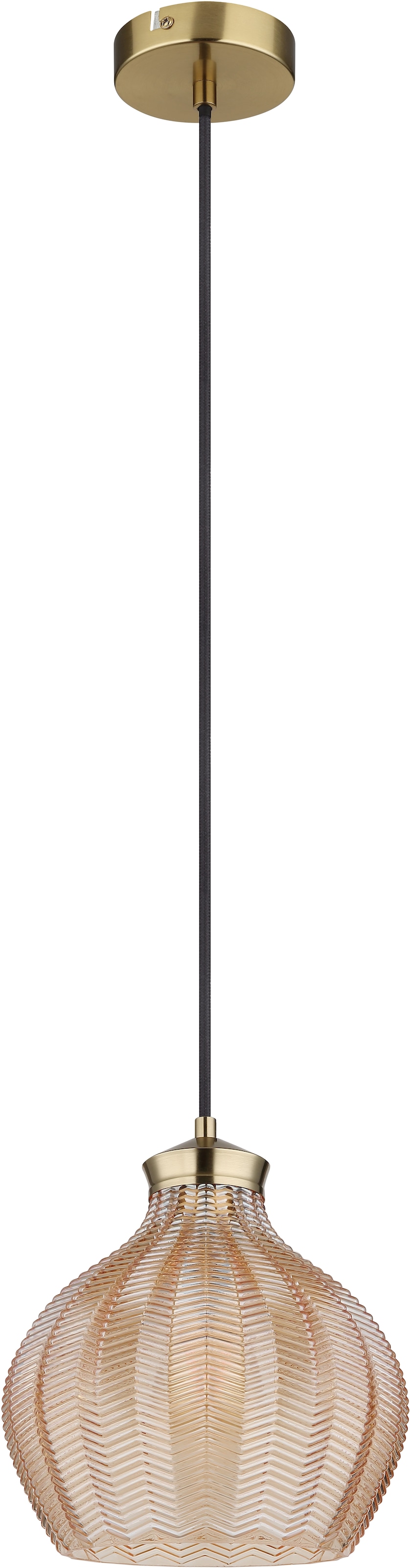 GLOBO LIGHTING Hängeleuchte »JESSICA«, Leuchtmittel E27 | ohne Leuchtmittel, Hängelampe/Pendelleuchte/Esszimmer/Wohnzimmer/Esstisch