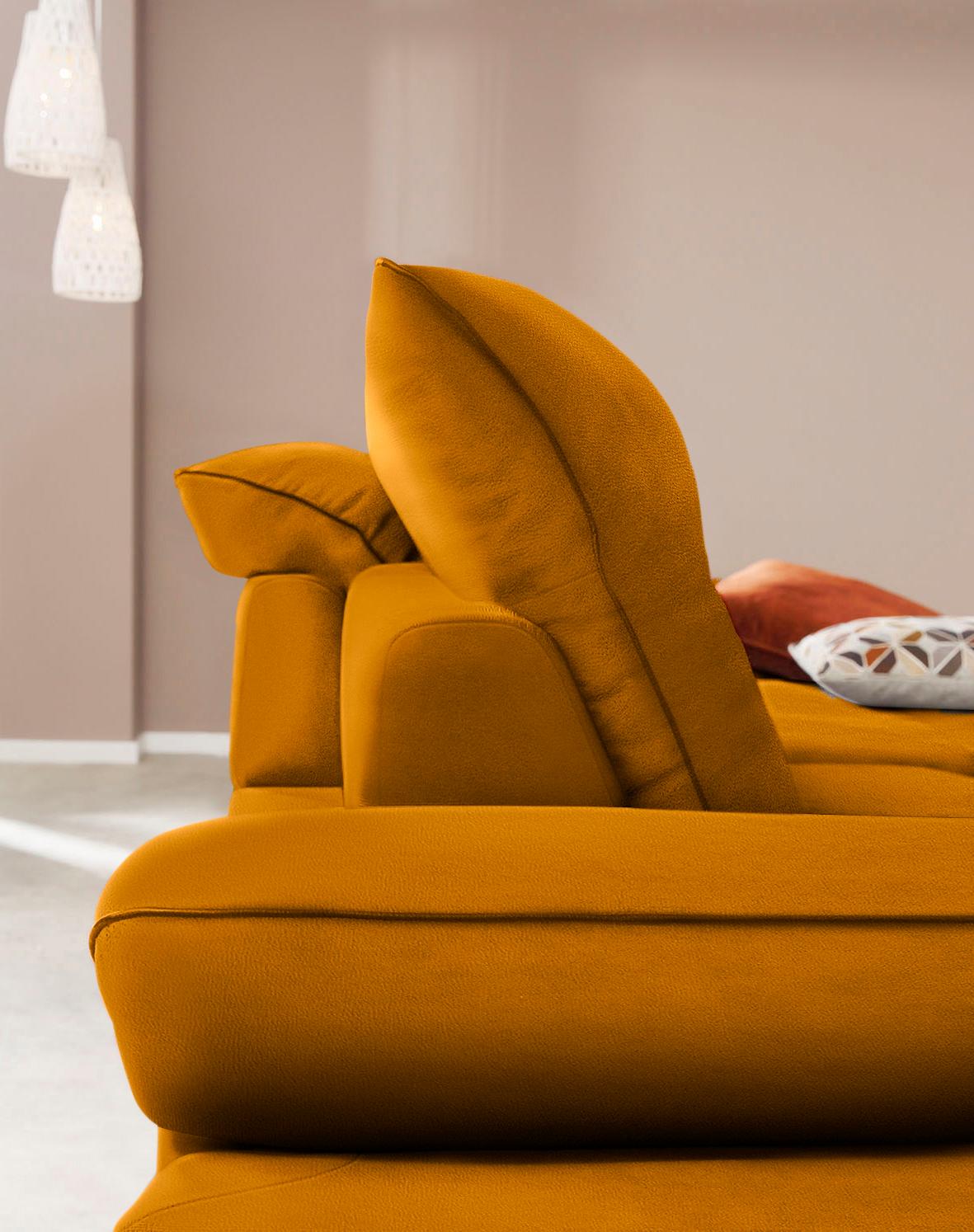 Thumbnail - W.SCHILLIG Ecksofa "enjoy&MORE, Designsofa, elegant und bequem, L-Form" Sitztiefenverstellung, Füße schwarz pulverbeschi...