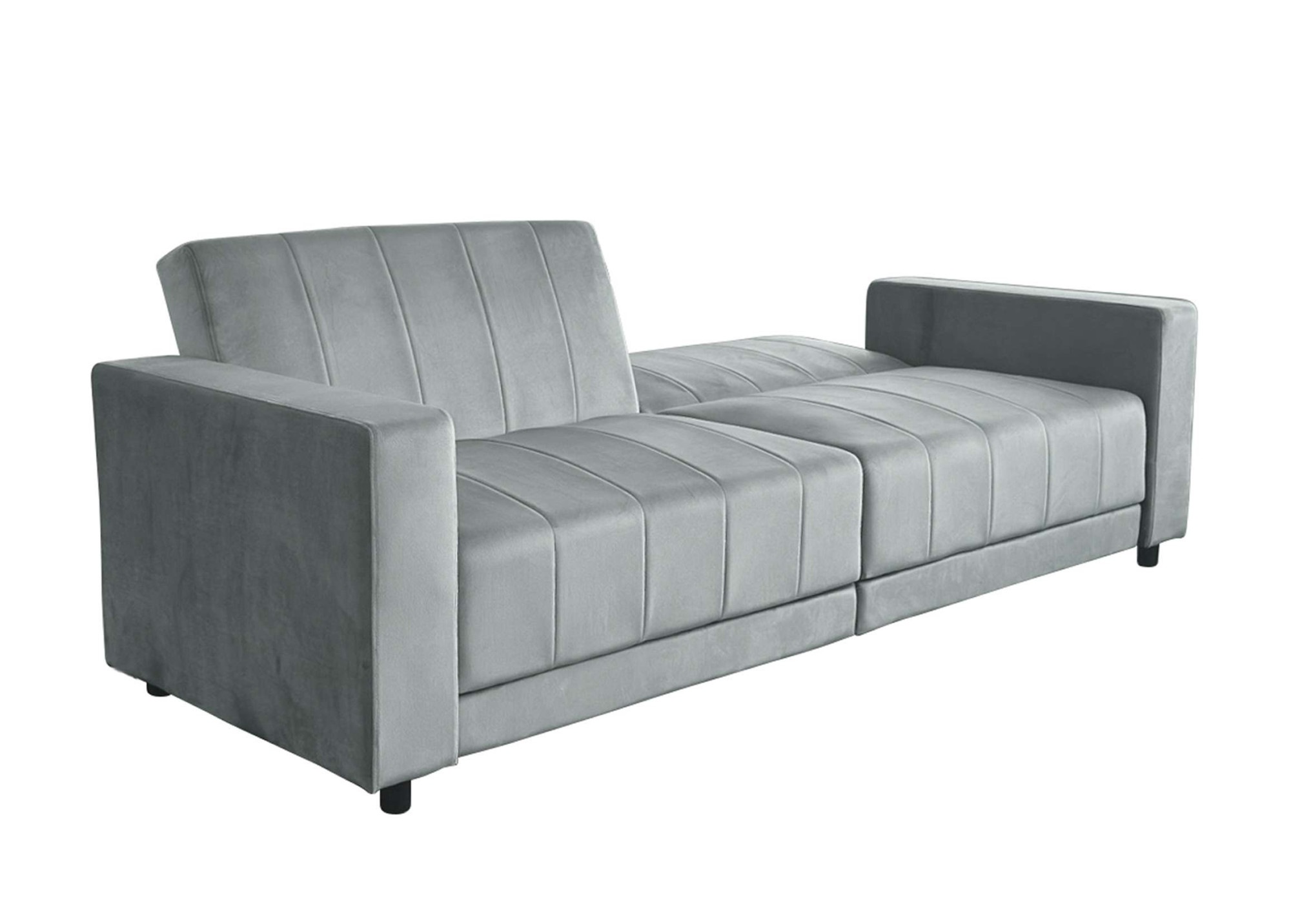 Dorel Home 3-Sitzer »Allie II Schlafsofa 225 cm«, Bett-Funktion (108/190cm), Rückenlehne 2-teilig, mit Steppung