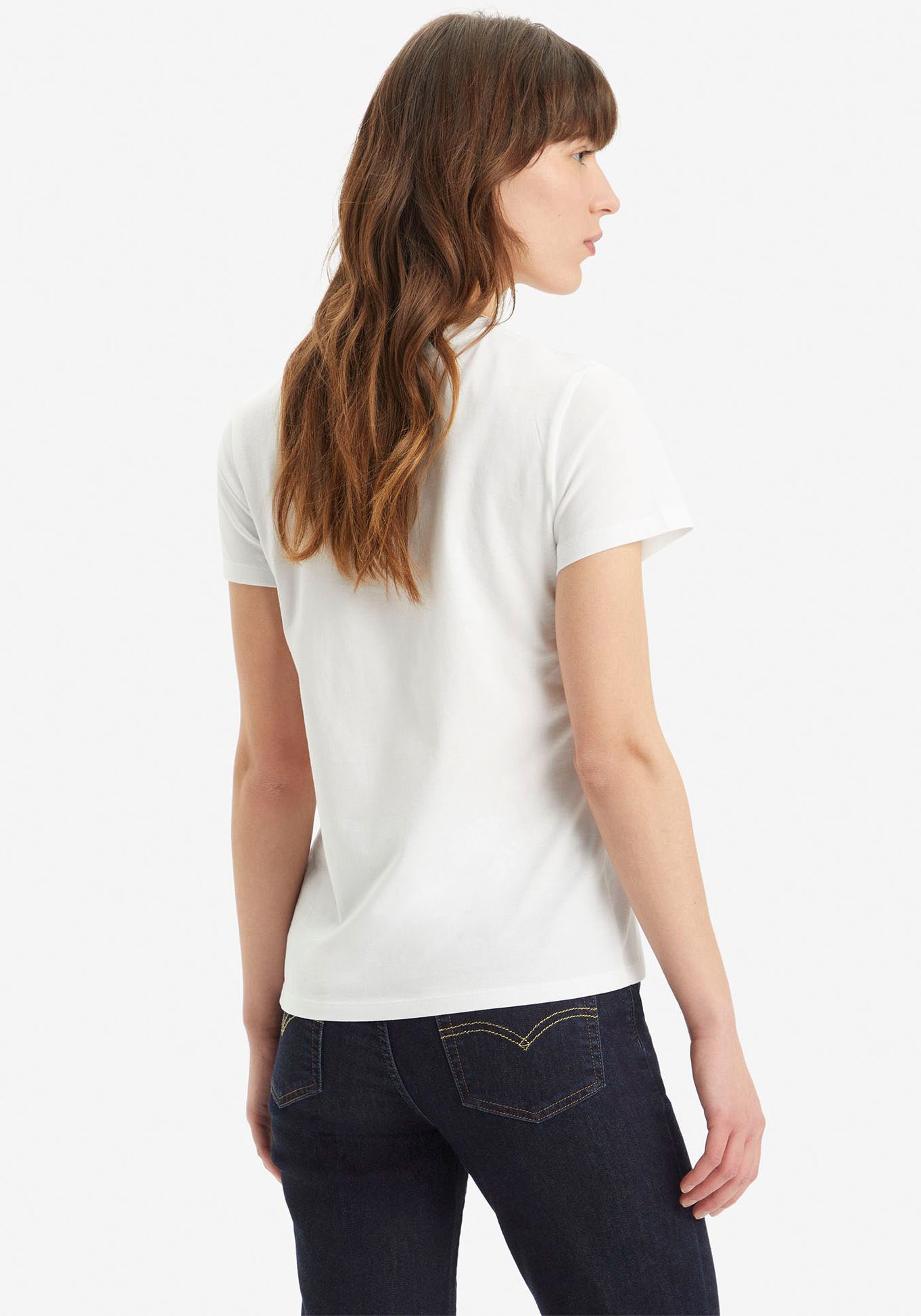 Levi's® T-Shirt »THE PERFECT TEE«, mit floralem Batwing-Logoprint