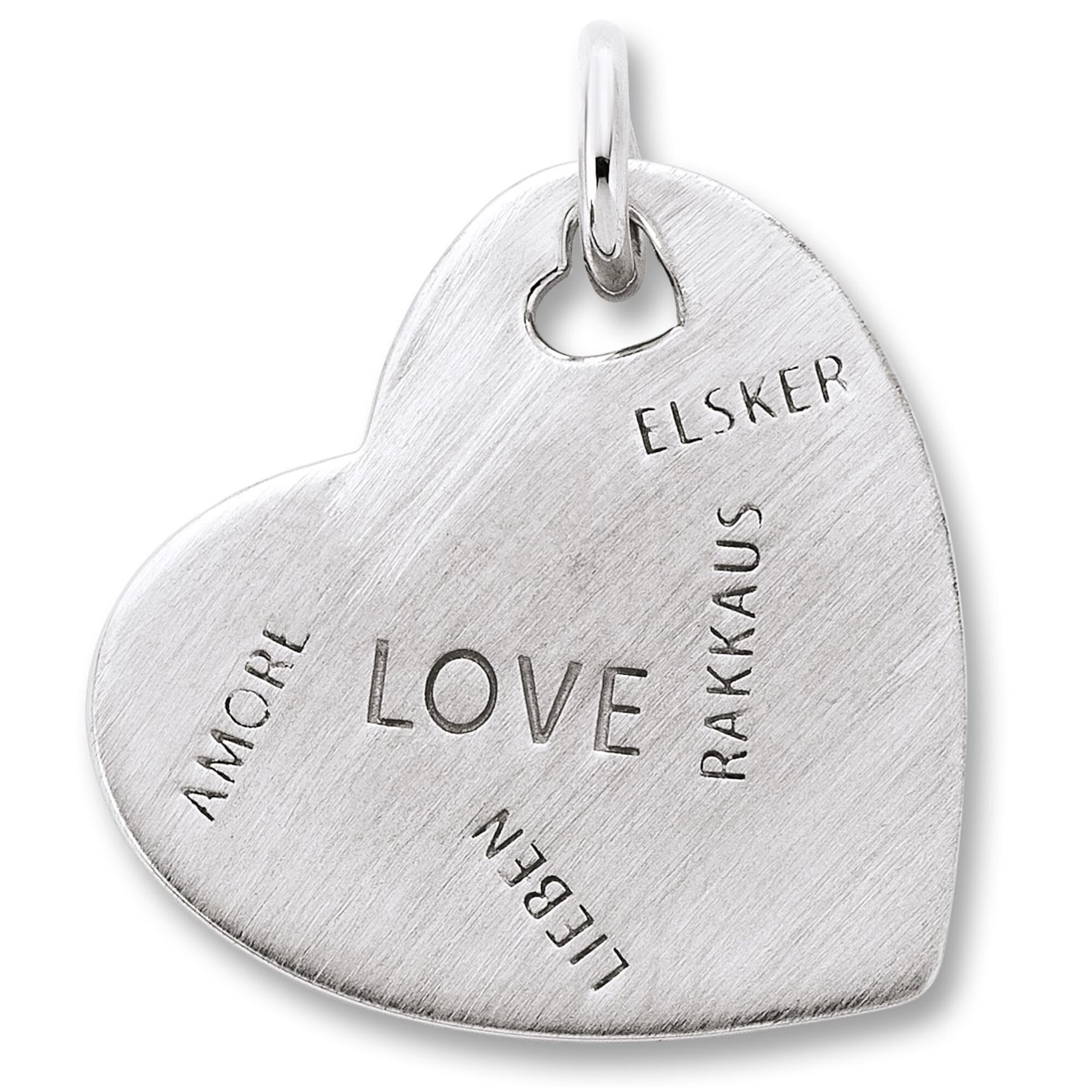 ONE ELEMENT Herz Herz Pendant Silver