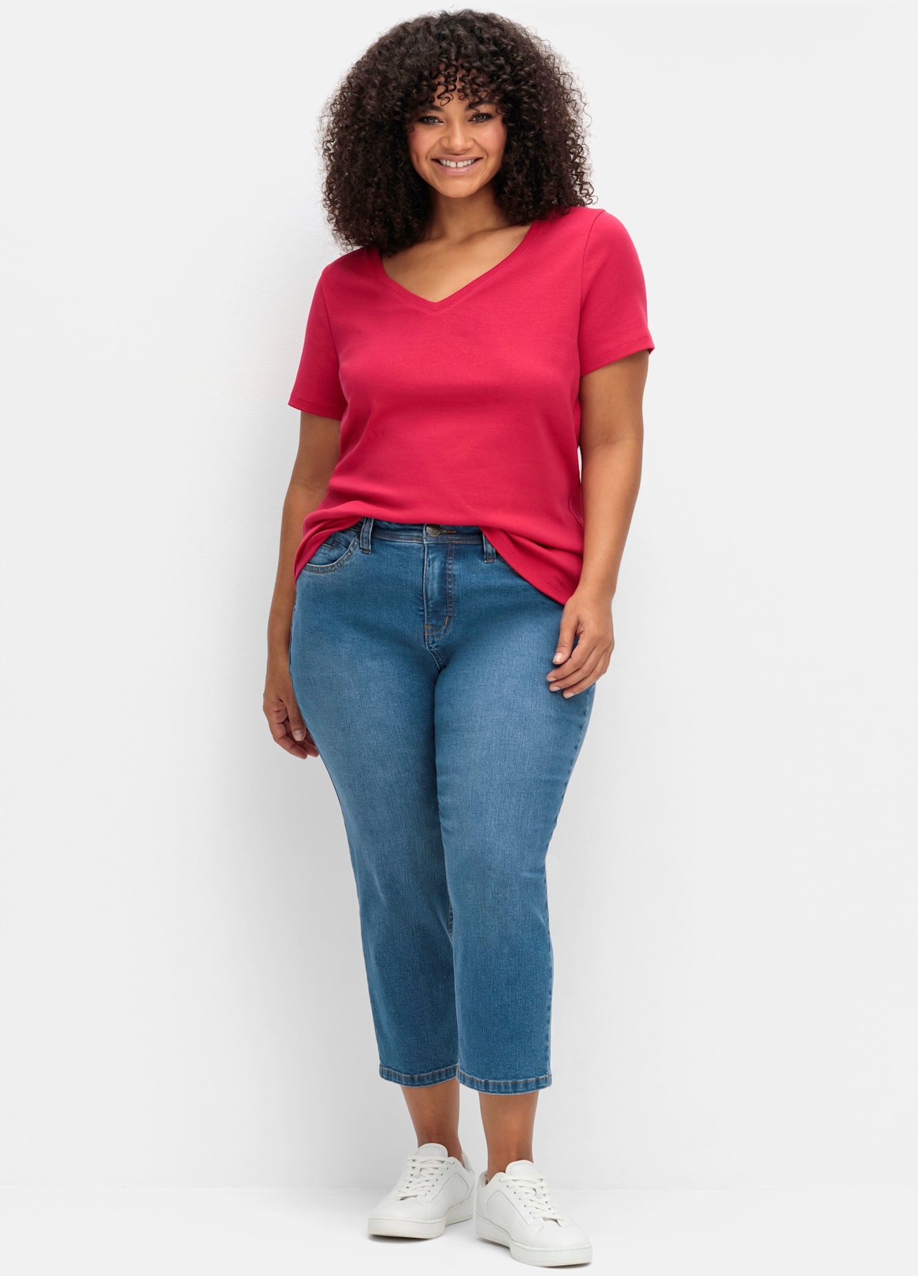 Sheego Bequeme Jeans, (1 tlg.) günstig online kaufen
