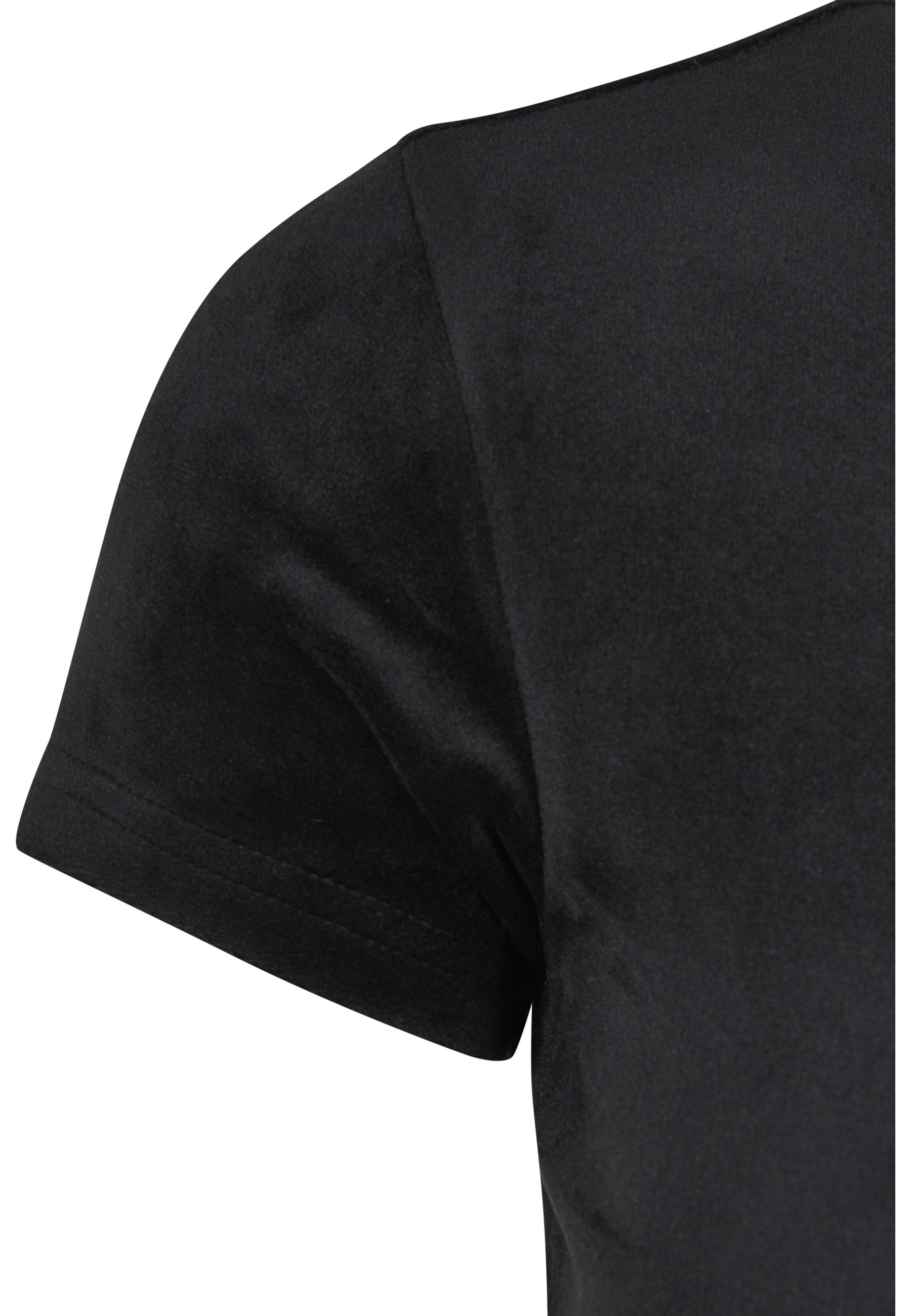 URBAN CLASSICS Kurzarmshirt »Urban Classics Damen Ladies Short Velvet Tee« 1 Stk.